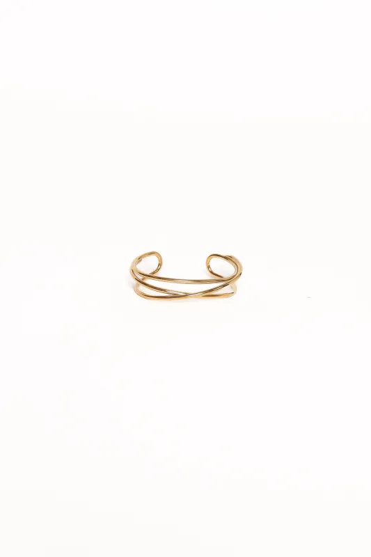 Mirabelle Cuff - Gold sold by Petal & Pup