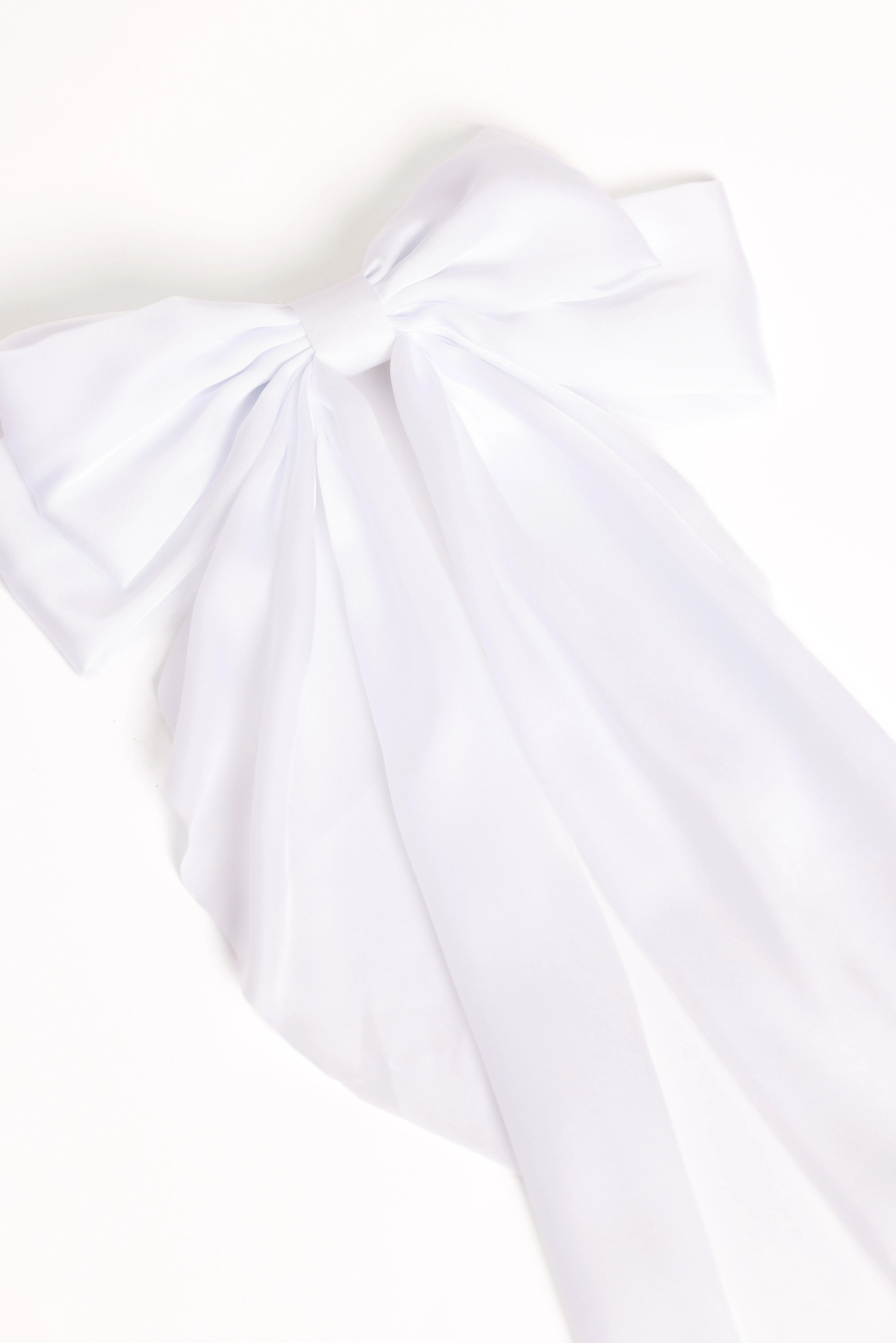 Grace Hair Bow - White sold by Petal & Pup product image thumbnail 4