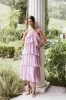 Aveline Midi Dress - Lilac sold by Petal & Pup