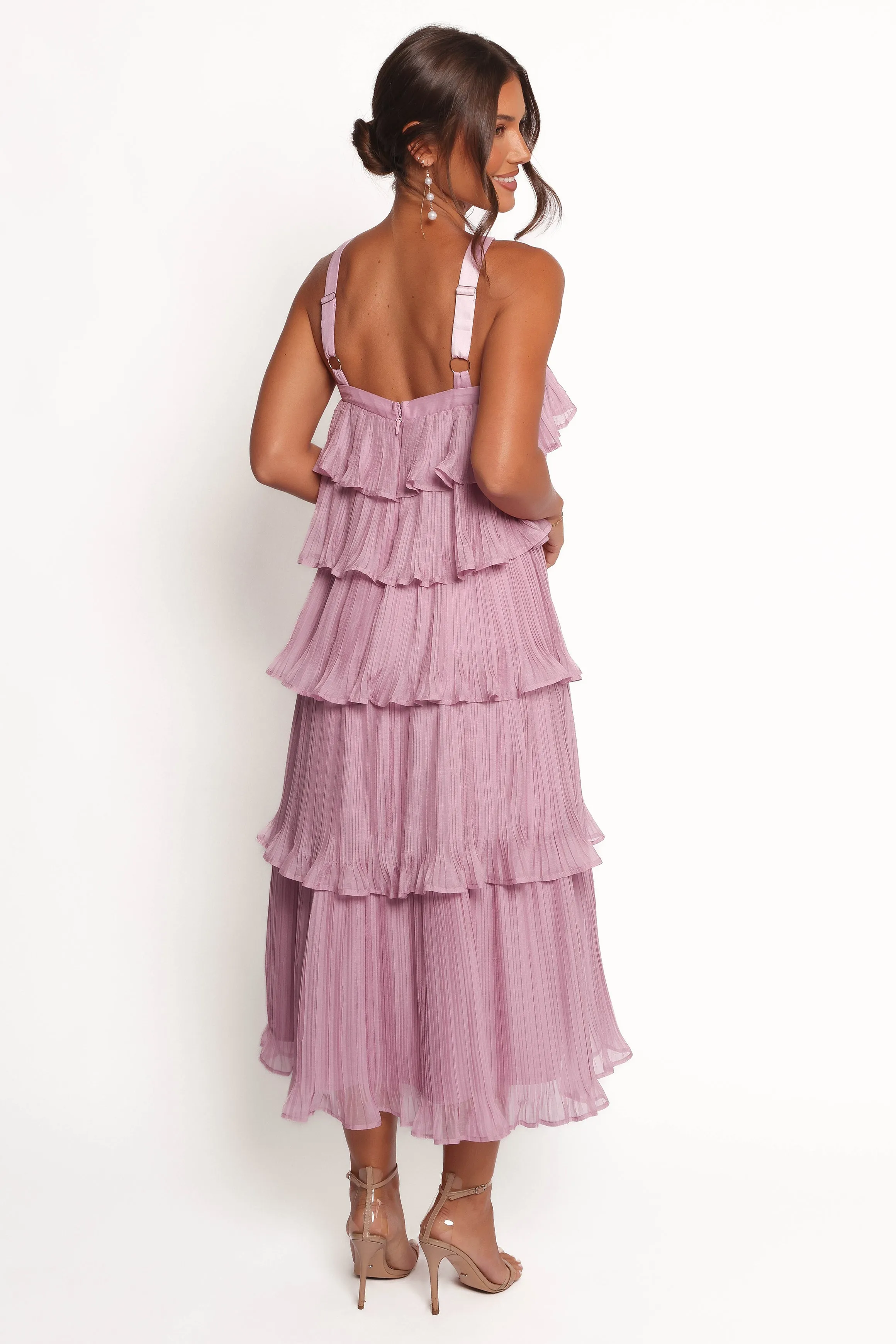 Aveline Midi Dress - Lilac sold by Petal & Pup product image thumbnail 5