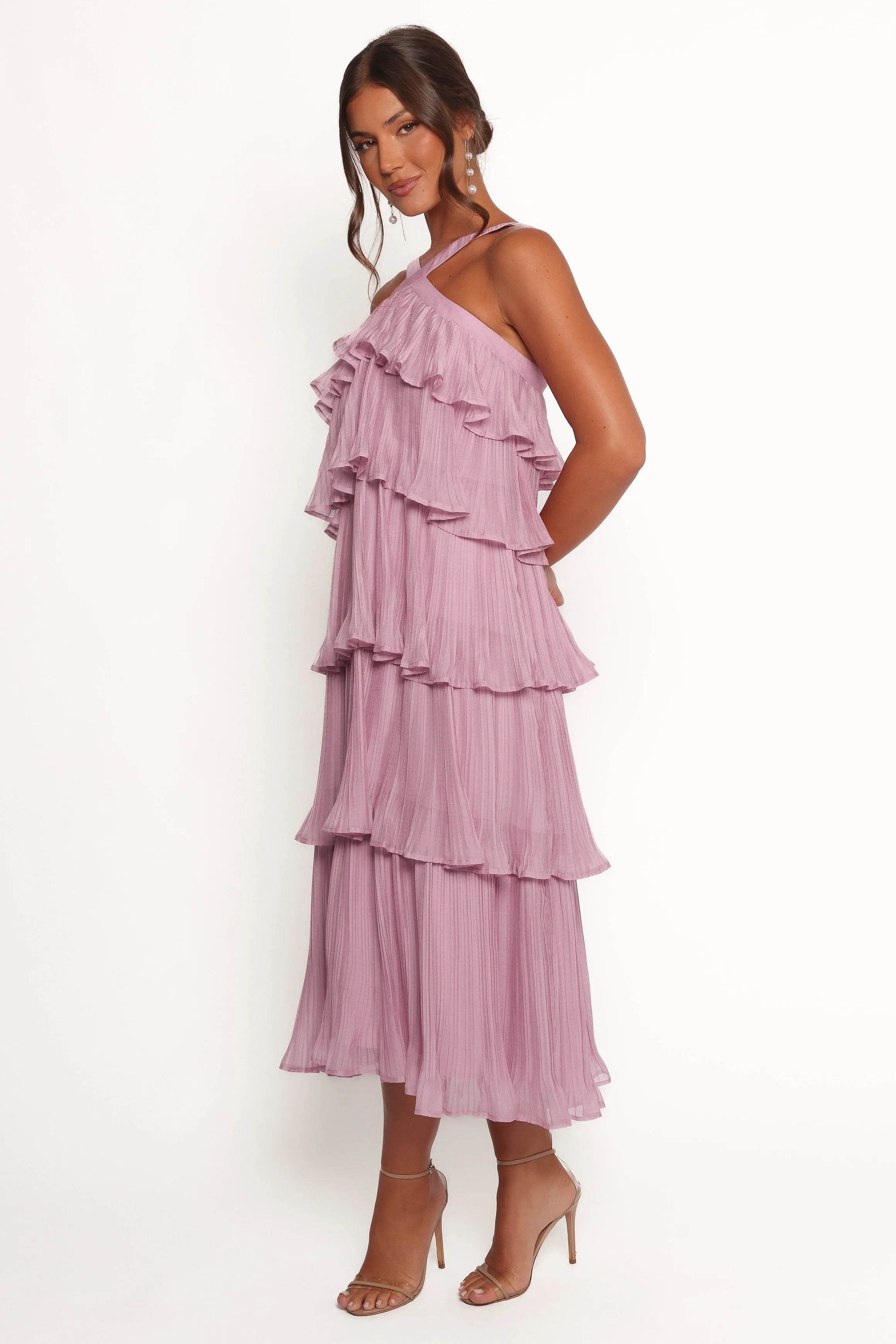 Aveline Midi Dress - Lilac sold by Petal & Pup product image thumbnail 4