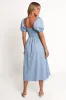 Serenade Midi Dress - Blue sold by Petal & Pup