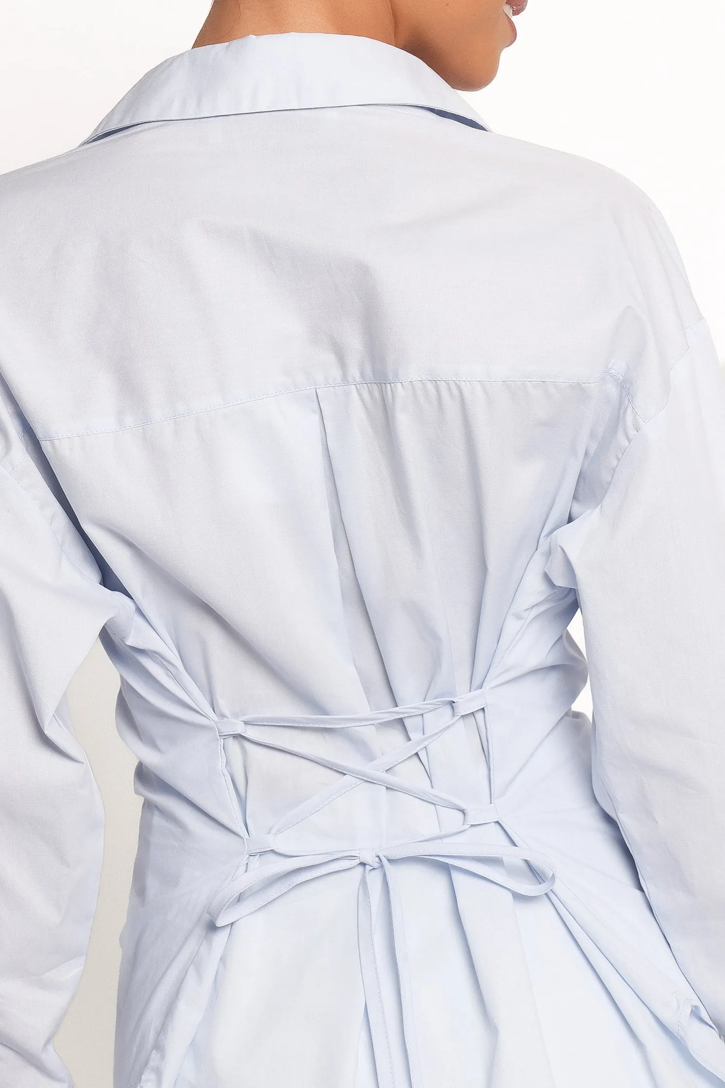 Yacra Tie Shirt - Pale Blue sold by Petal & Pup product image thumbnail 5