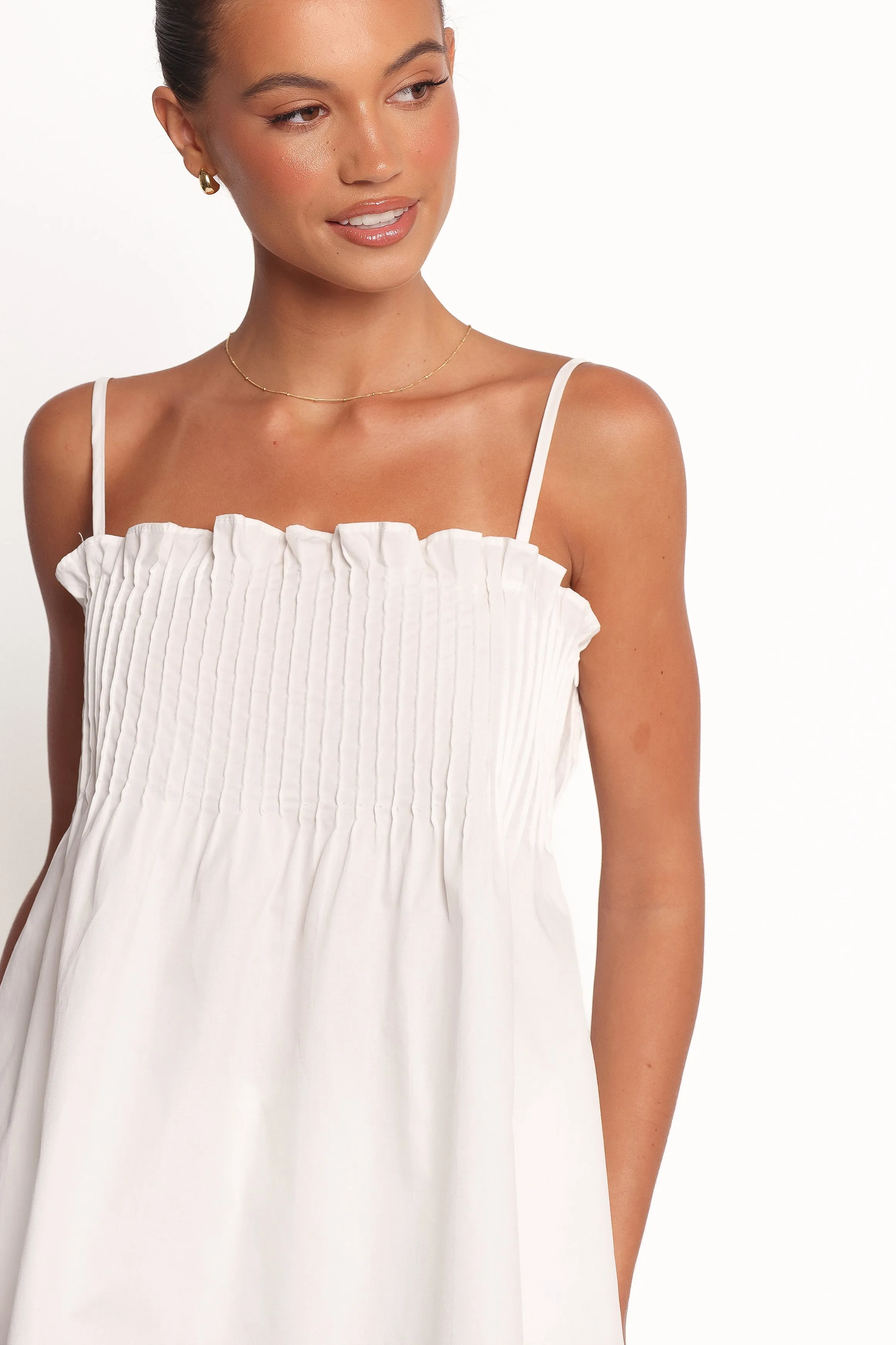 Carson Pleated Top - White sold by Petal & Pup product image thumbnail 2