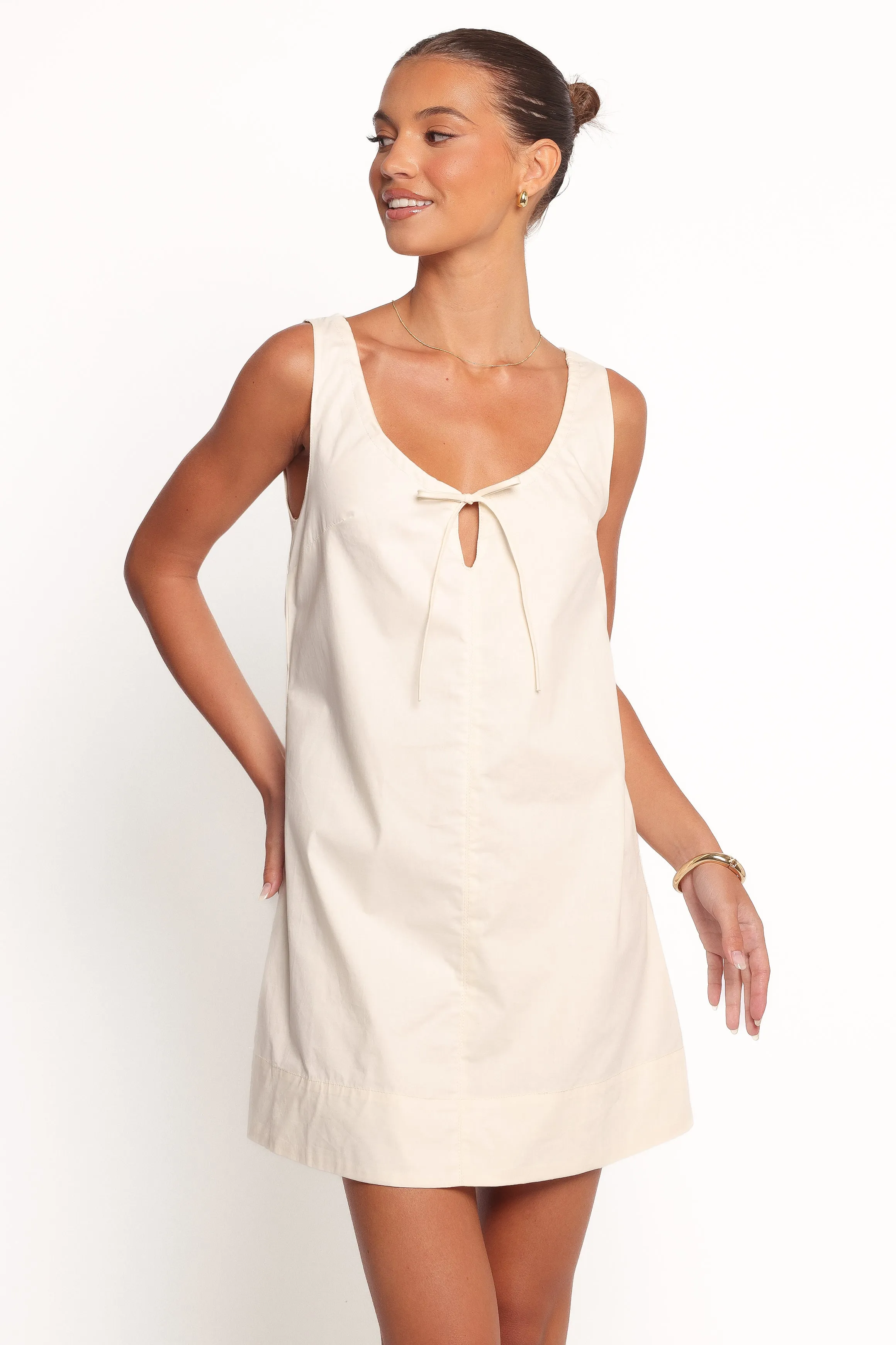 Vesper Mini Dress - Off White sold by Petal & Pup