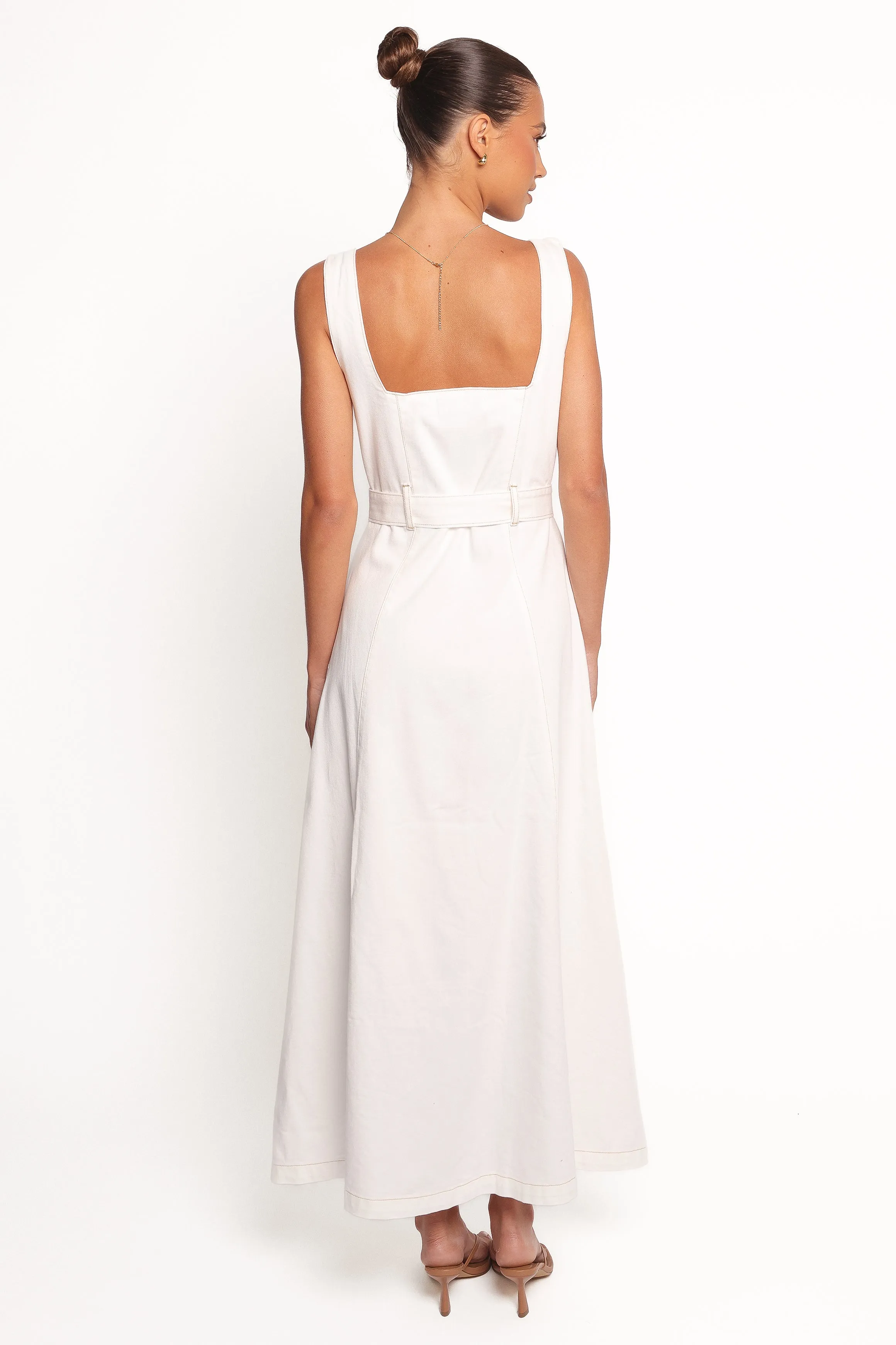Jennings Midi Dress - White sold by Petal & Pup product image thumbnail 3