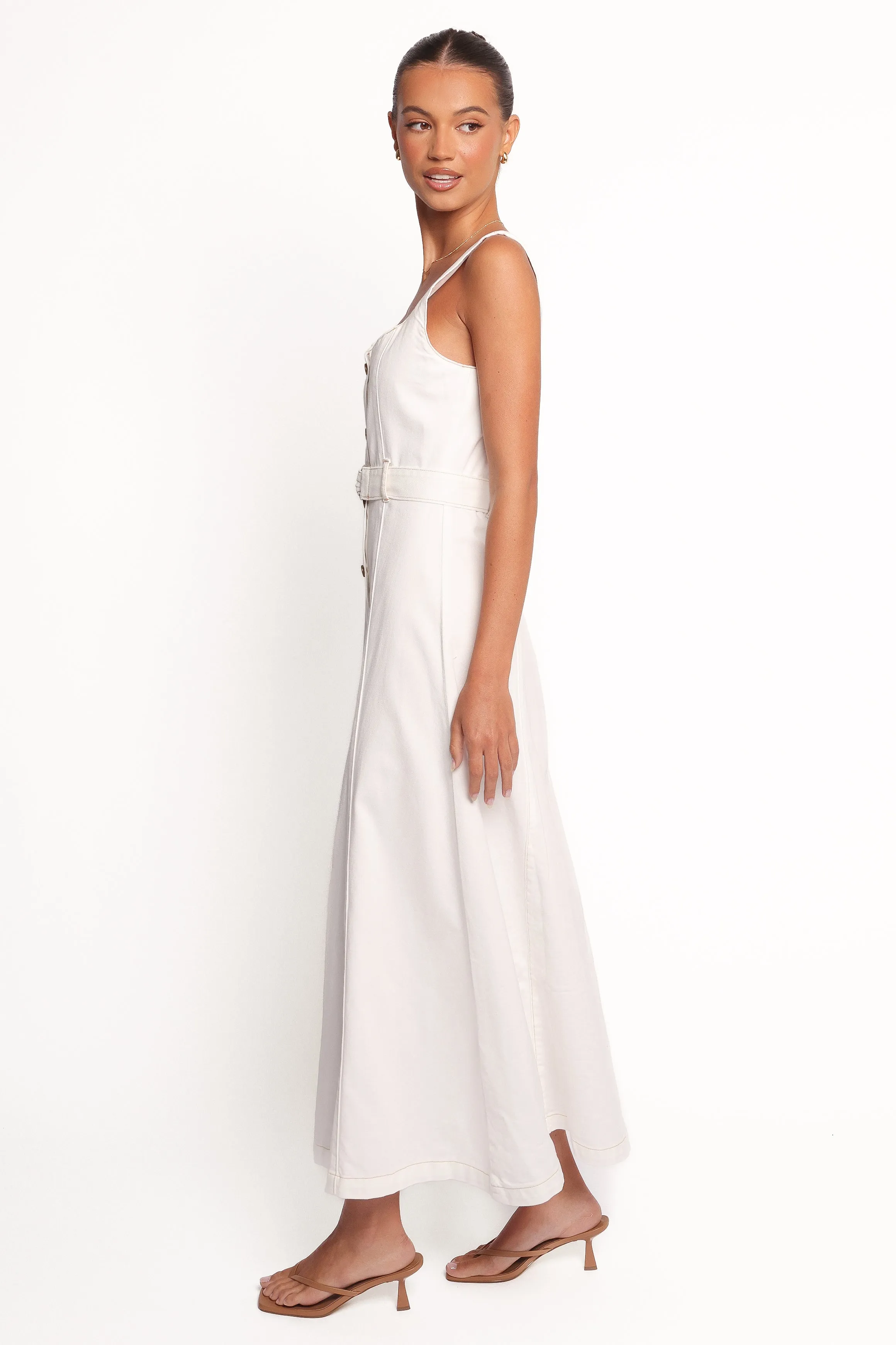 Jennings Midi Dress - White sold by Petal & Pup product image thumbnail 4