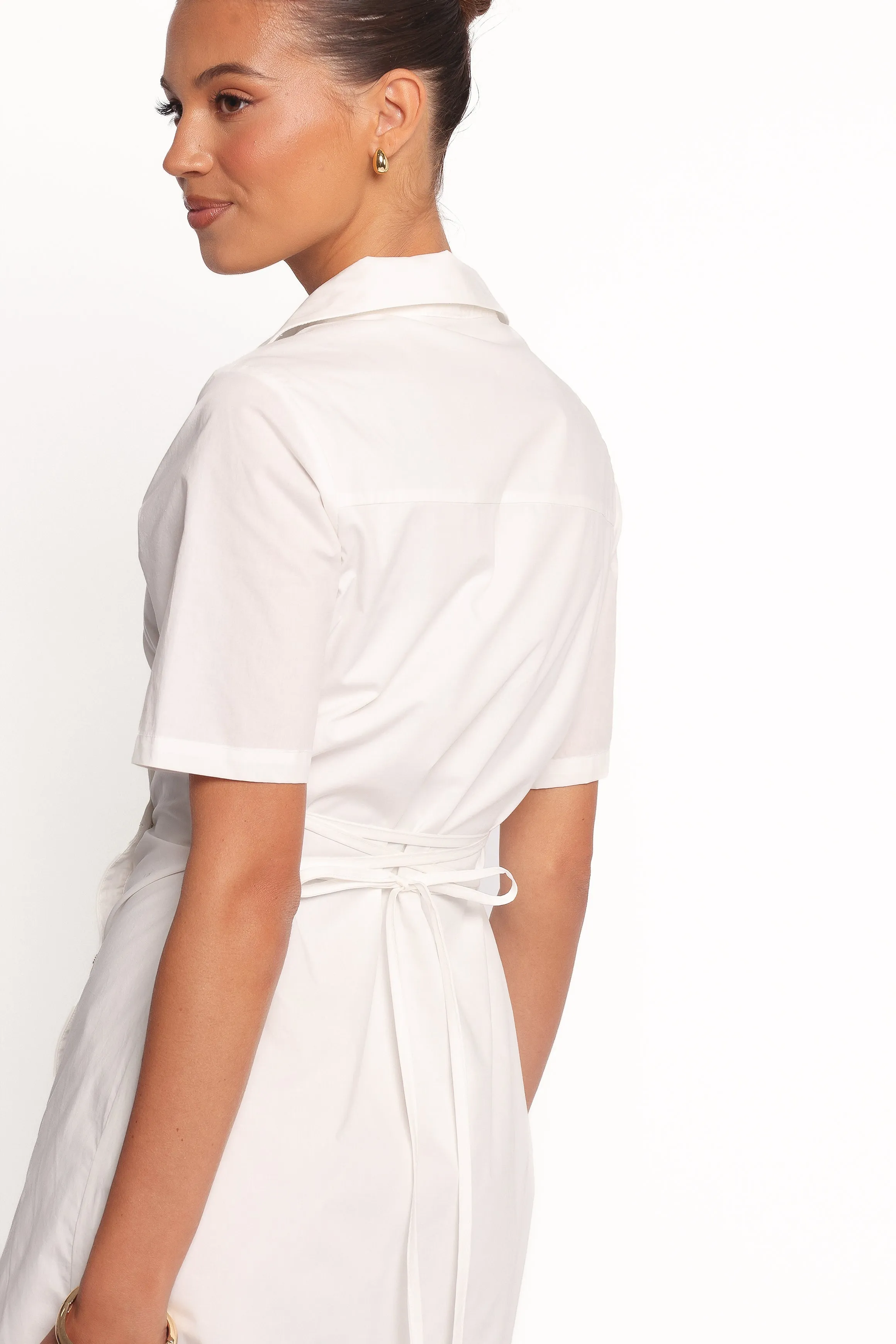 Henderson Mini Dress - White sold by Petal & Pup product image thumbnail 5
