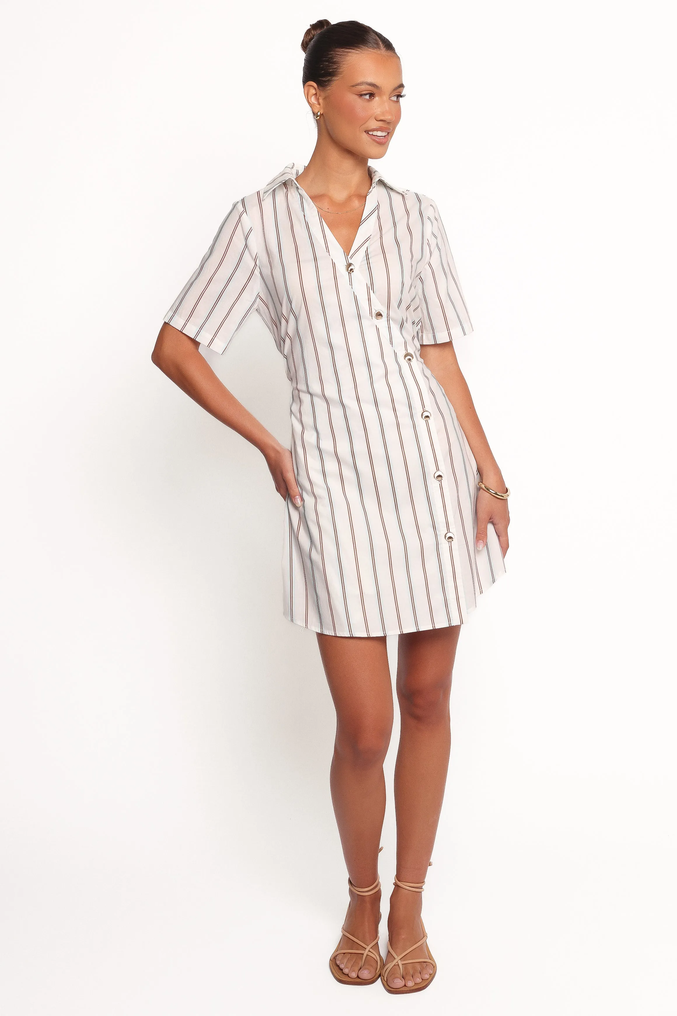 Hayes Mini Dress - Blue Stripe sold by Petal & Pup product image thumbnail 4