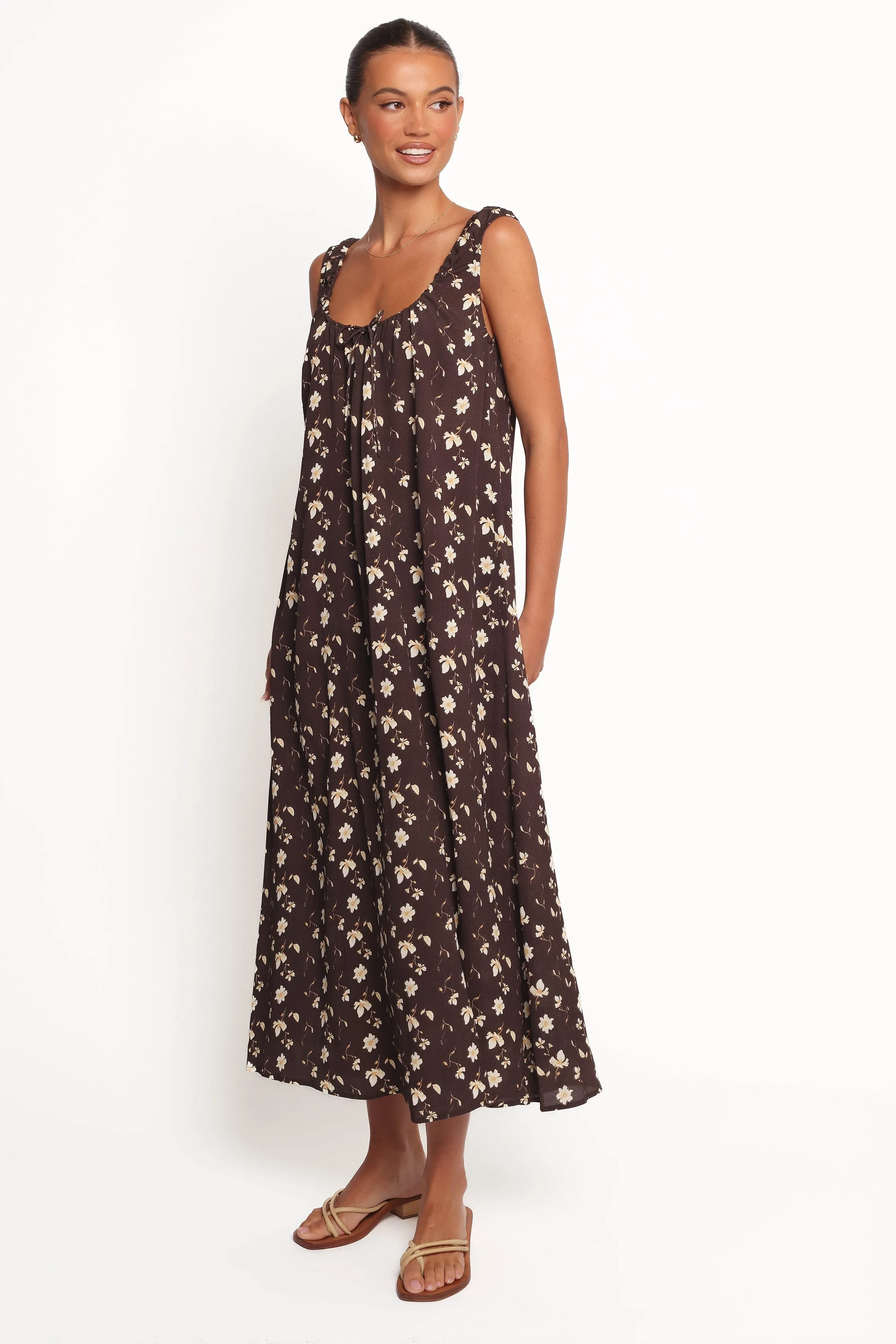 Bowman Maxi Dress - Brown Floral sold by Petal & Pup product image thumbnail 5