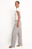 Leila Printed Wide Leg Jean - Leopard sold by Petal & Pup