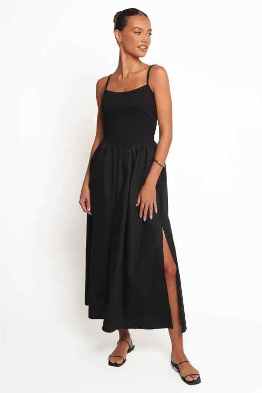 Jacinta Maxi Dress - Black sold by Petal & Pup