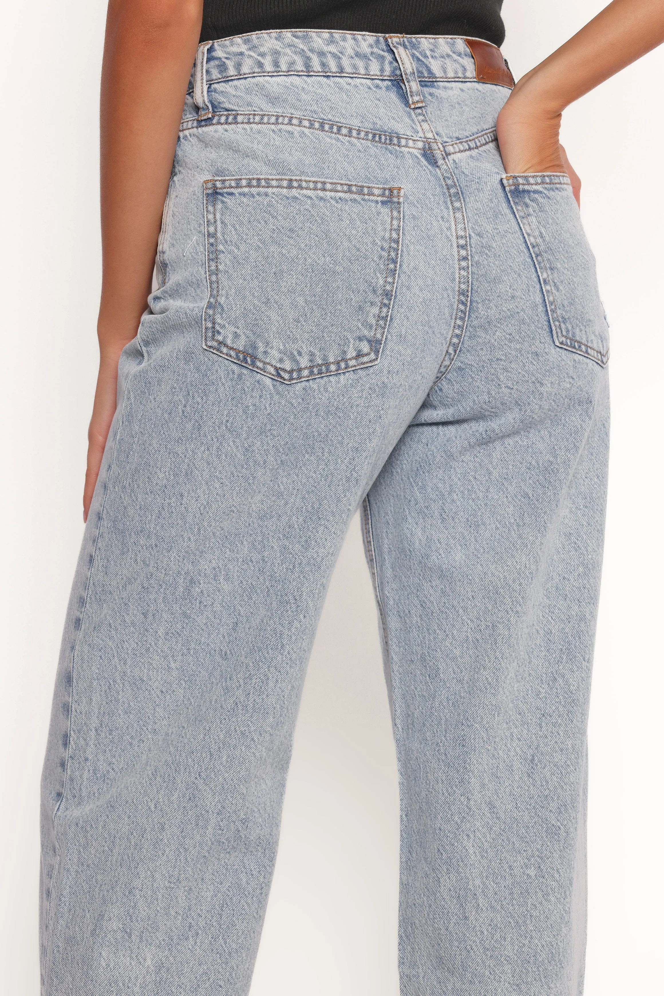 Rumi High Rise Wide Leg Jeans - Lucid sold by Petal & Pup product image thumbnail 5