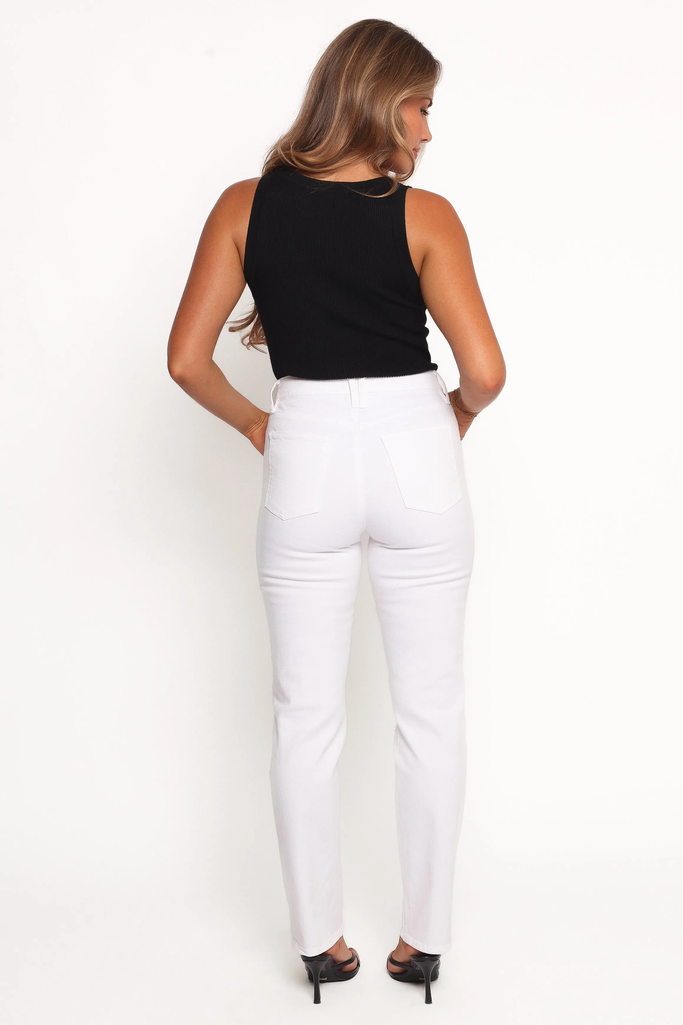 Willa High Rise Straight Leg Jeans - Halo sold by Petal & Pup product image thumbnail 4