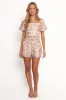 Davina Top - Cream Multi sold by Petal & Pup