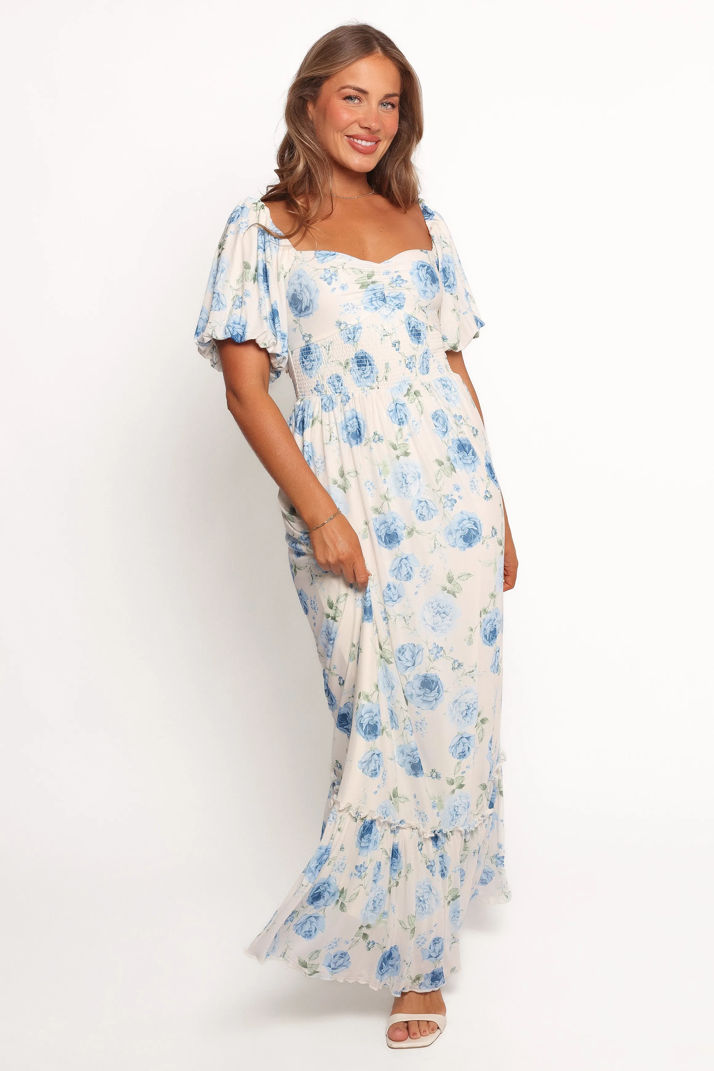 Devon Maxi Short Sleeve Dress - Summer Song sold by Petal & Pup