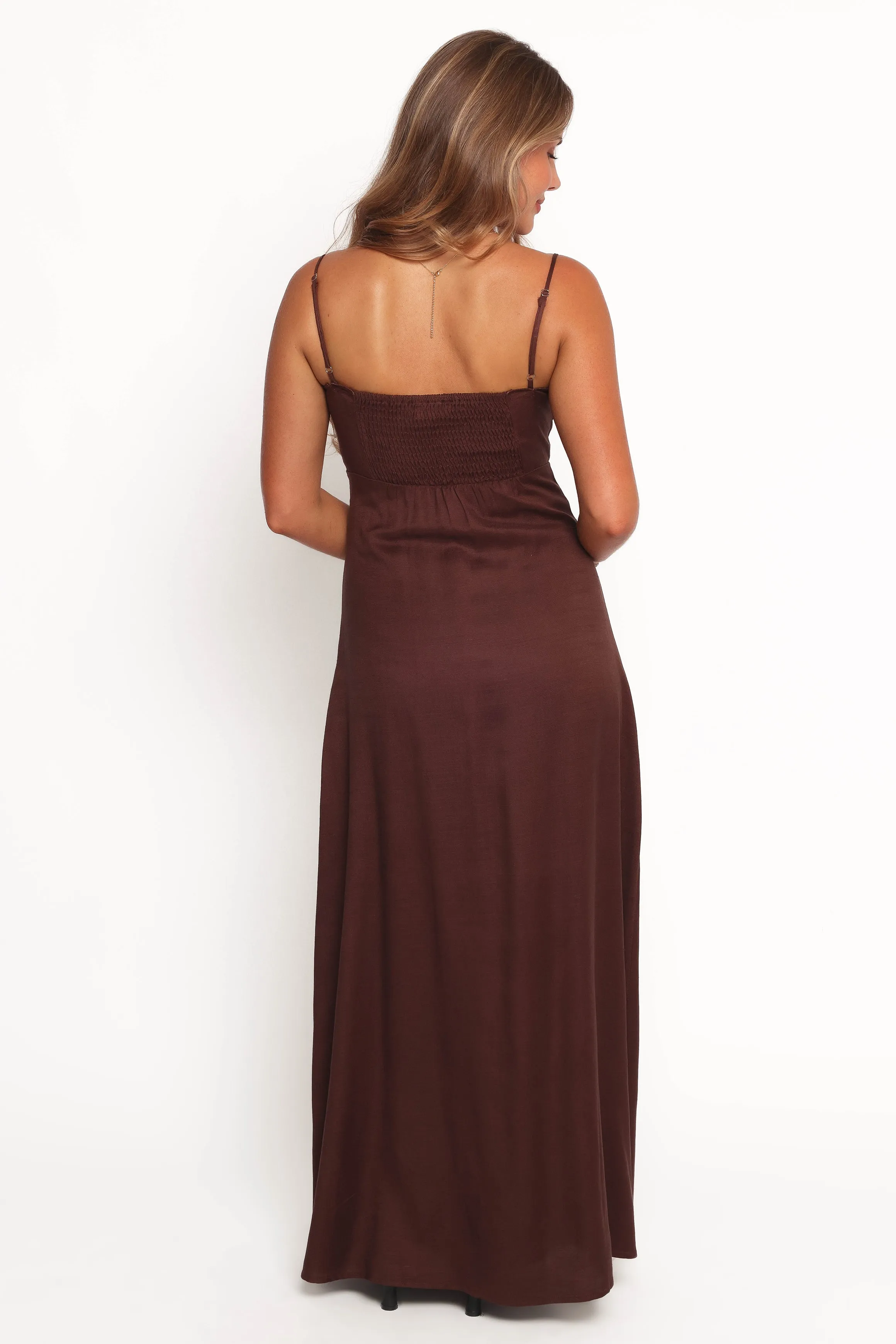 Skylar Midi Dress - Brown sold by Petal & Pup product image thumbnail 4