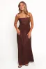 Skylar Midi Dress - Brown sold by Petal & Pup