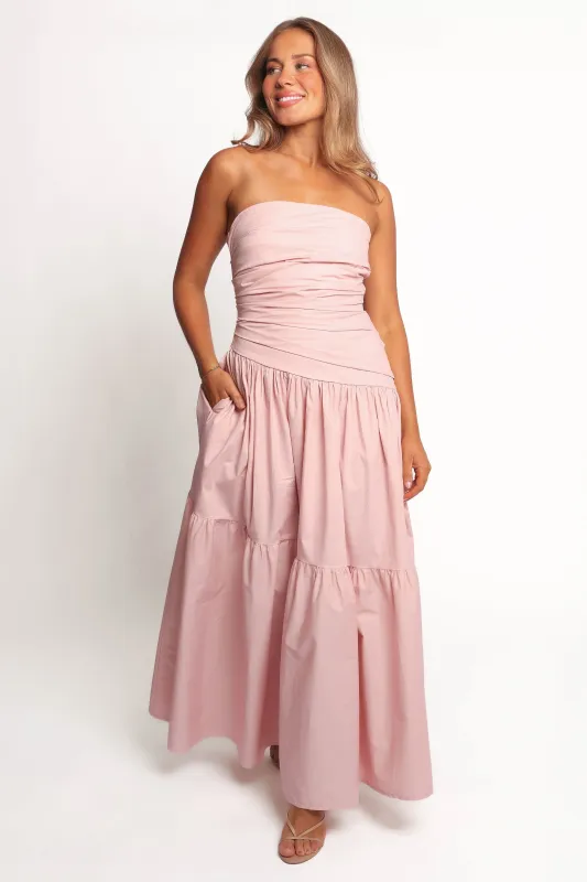 Blanche Strapless Maxi Dress - Orchid sold by Petal & Pup
