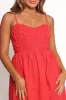 Camilla Maxi Dress - Red sold by Petal & Pup