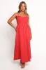 Camilla Maxi Dress - Red sold by Petal & Pup