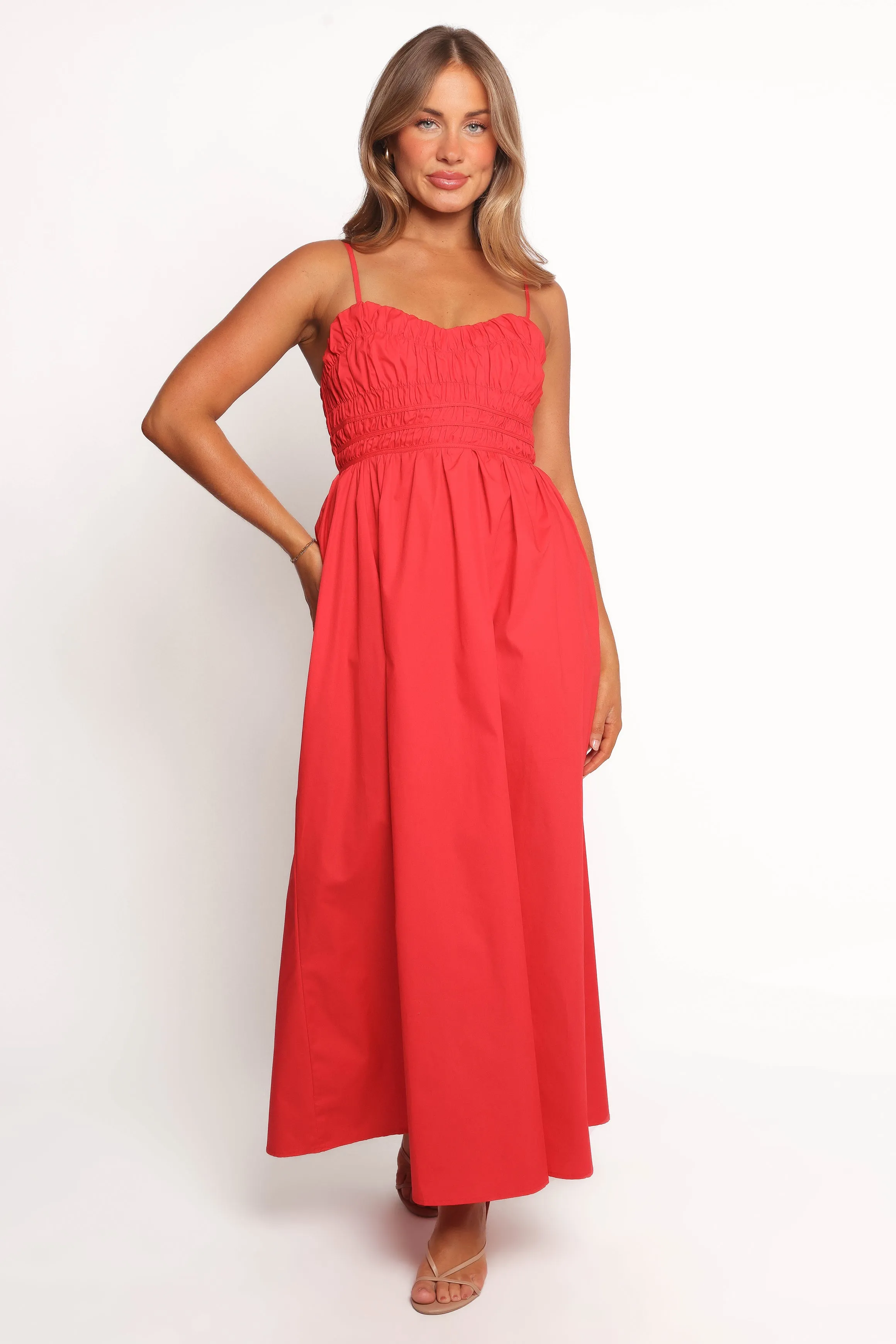 Camilla Maxi Dress - Red sold by Petal & Pup product image thumbnail 5