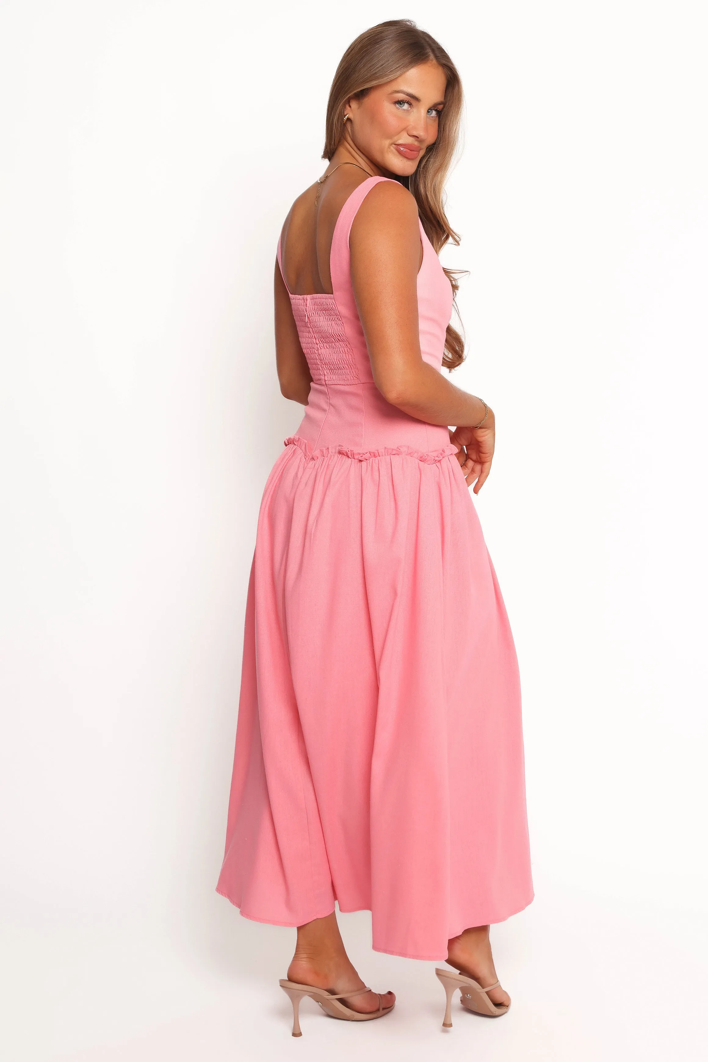 Clover Midi Dress - Pink sold by Petal & Pup product image thumbnail 4