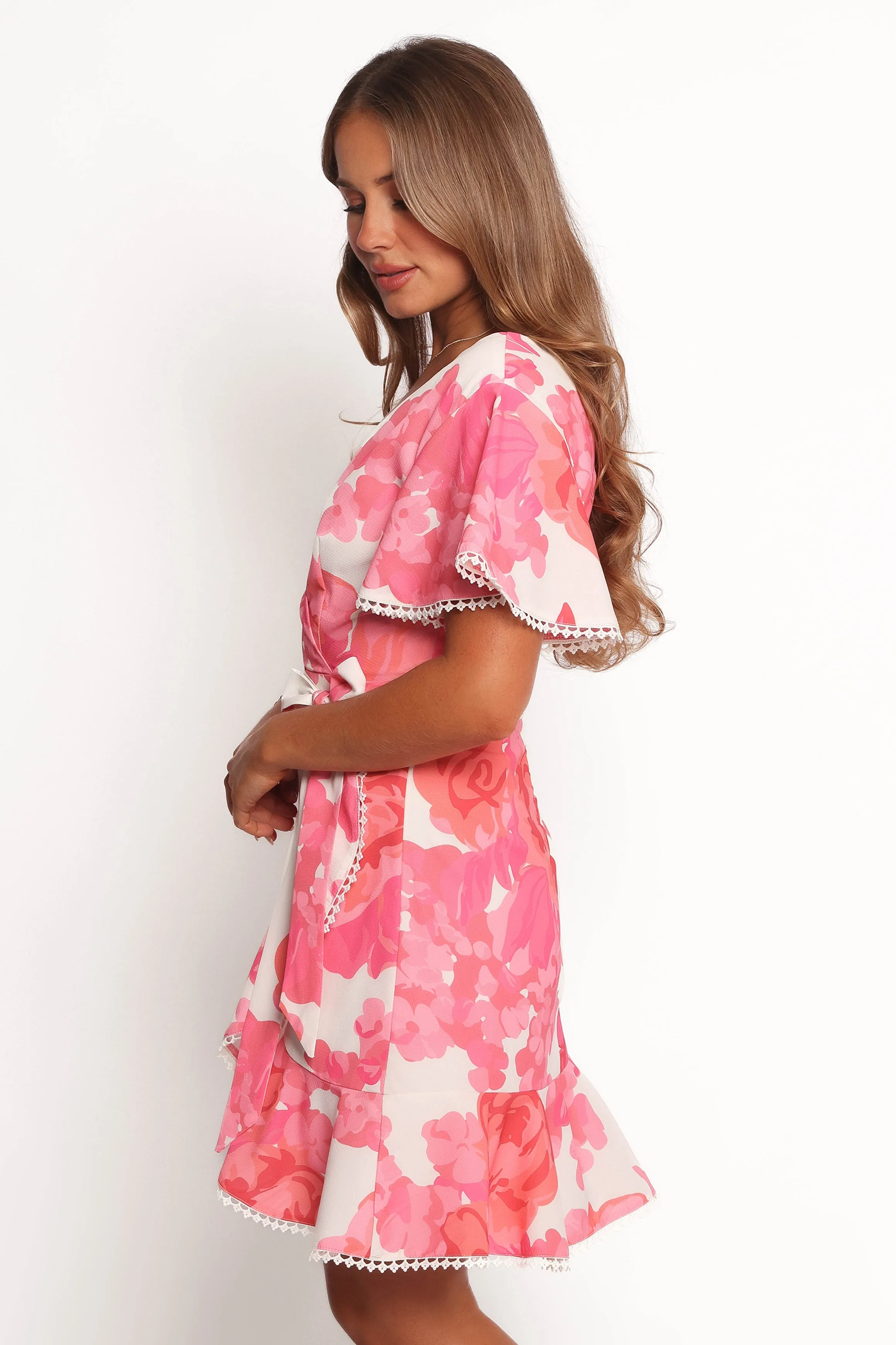 Jem Mini Dress - Pink Floral sold by Petal & Pup product image thumbnail 3