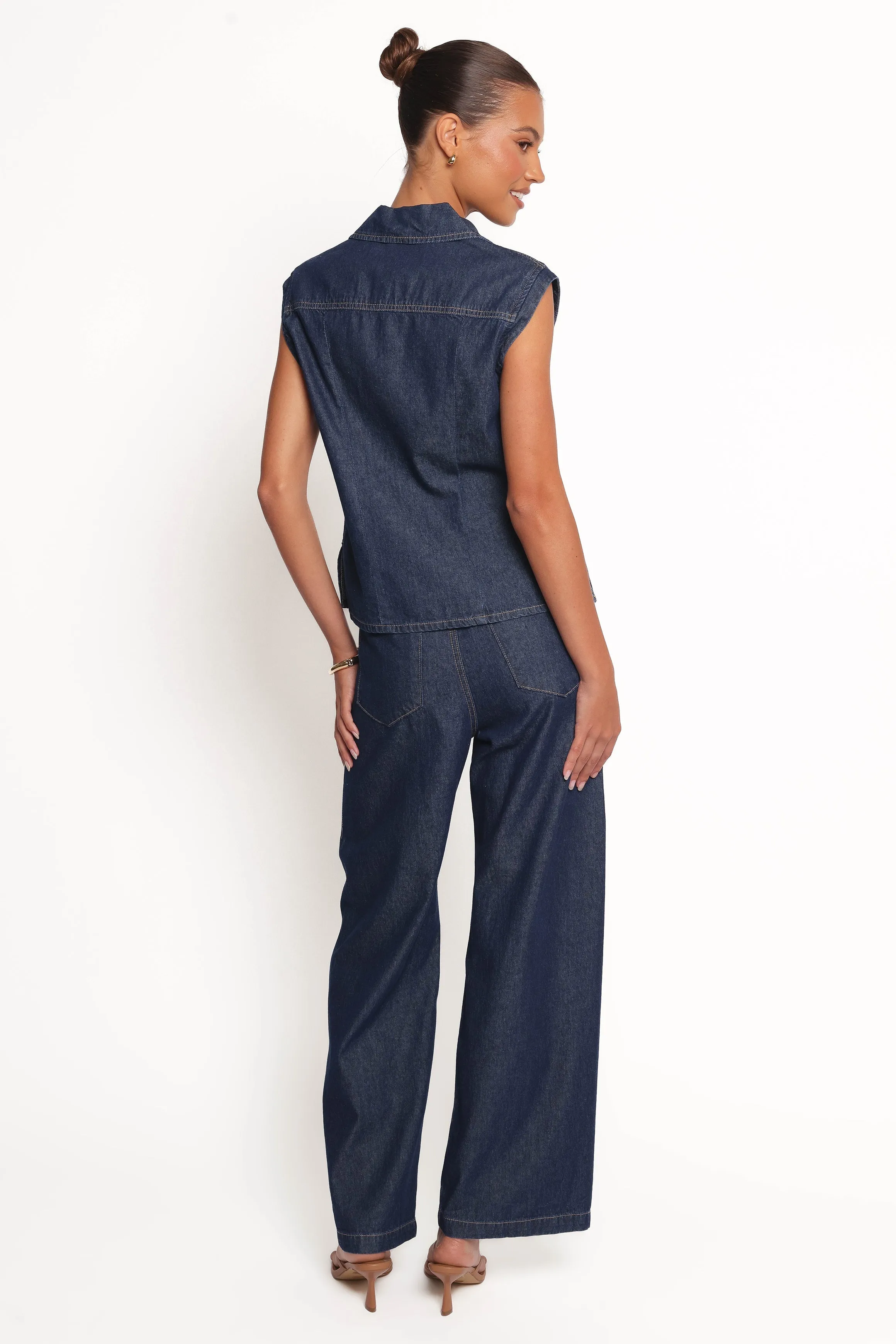 Kirie Wide Leg Denim Pant - Indigo sold by Petal & Pup product image thumbnail 4