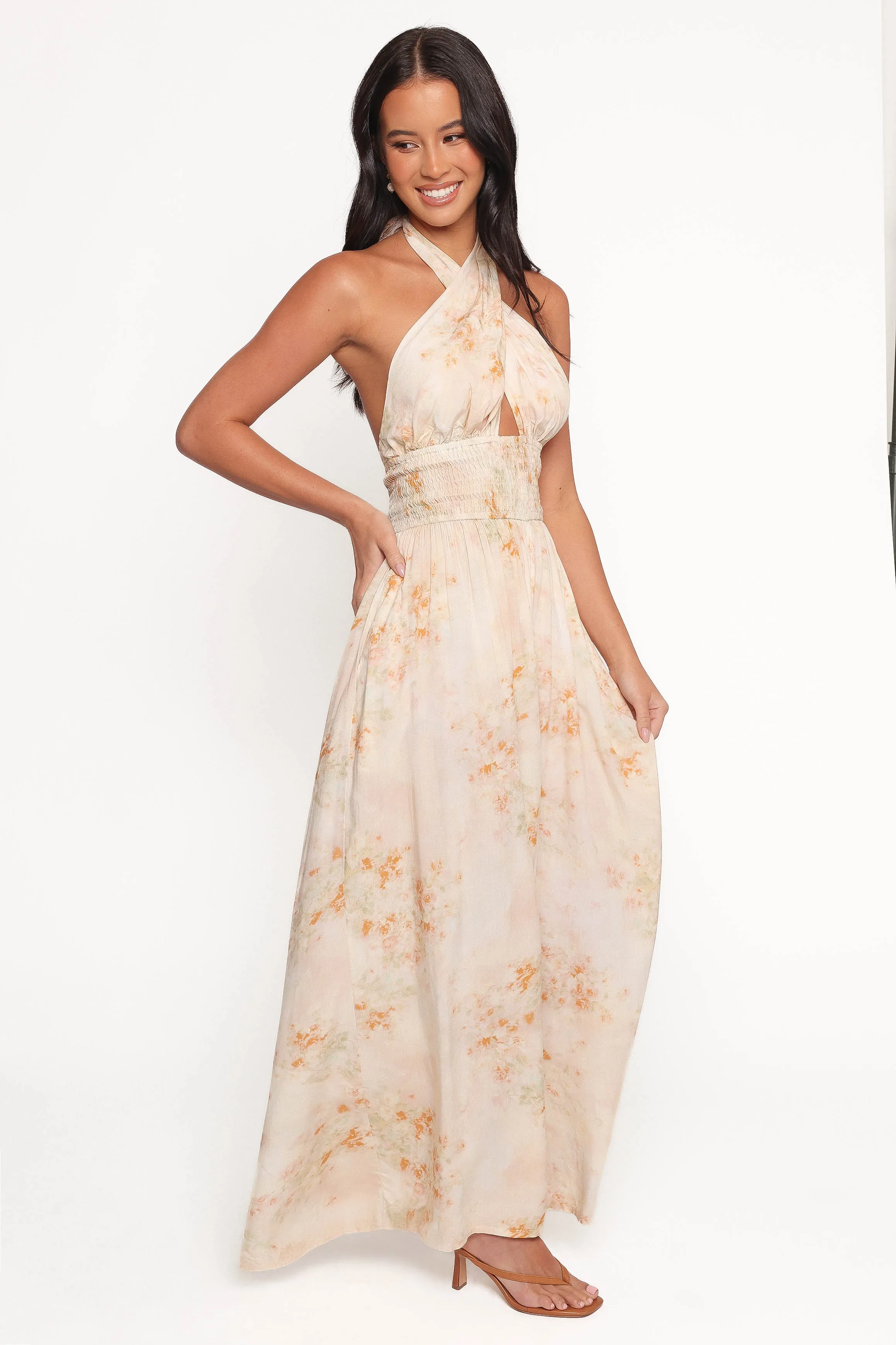 Lunaria Halterneck Jumpsuit - Floral sold by Petal & Pup product image thumbnail 5