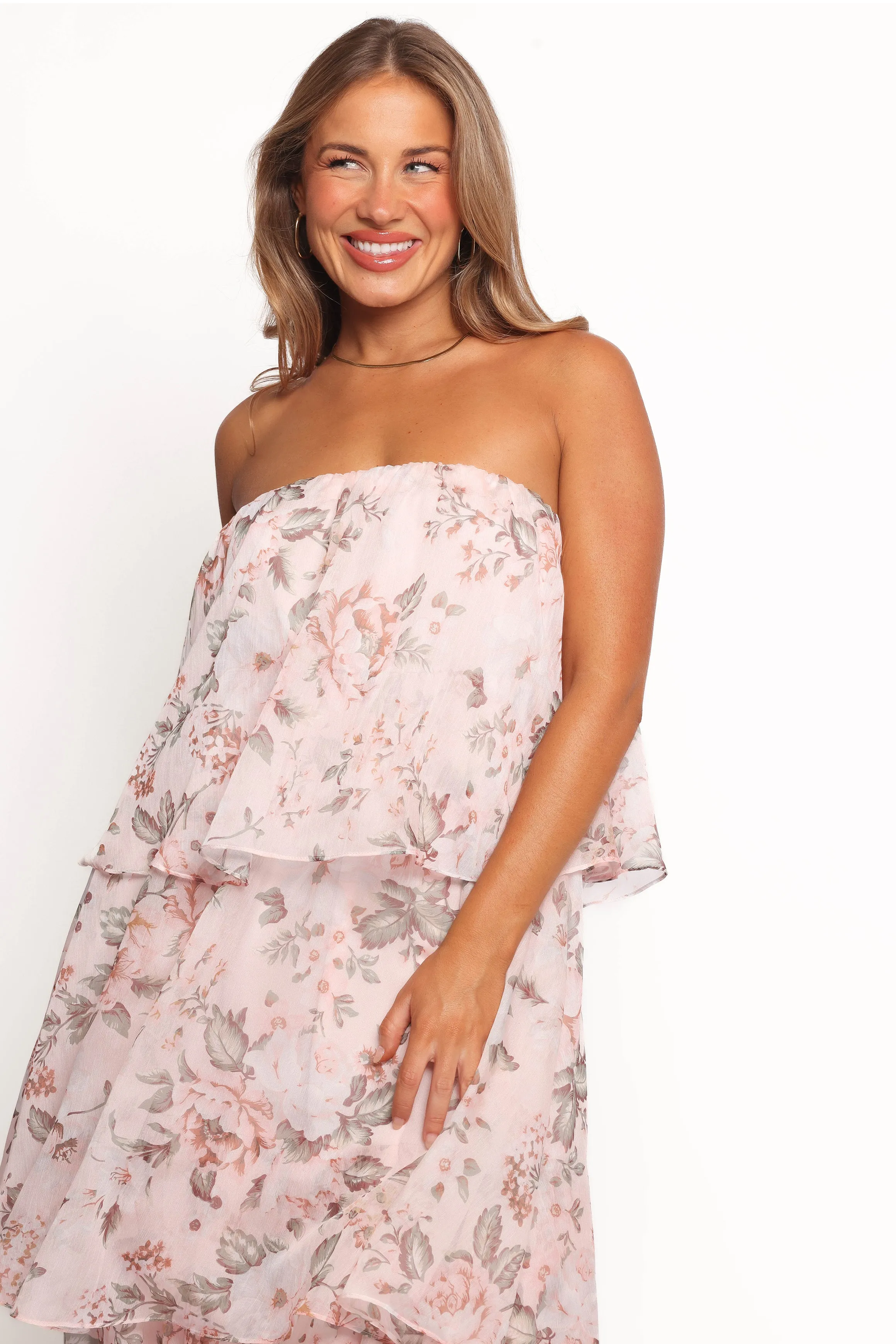 Bloom Strapless Maxi Dress - Floral sold by Petal & Pup product image thumbnail 2