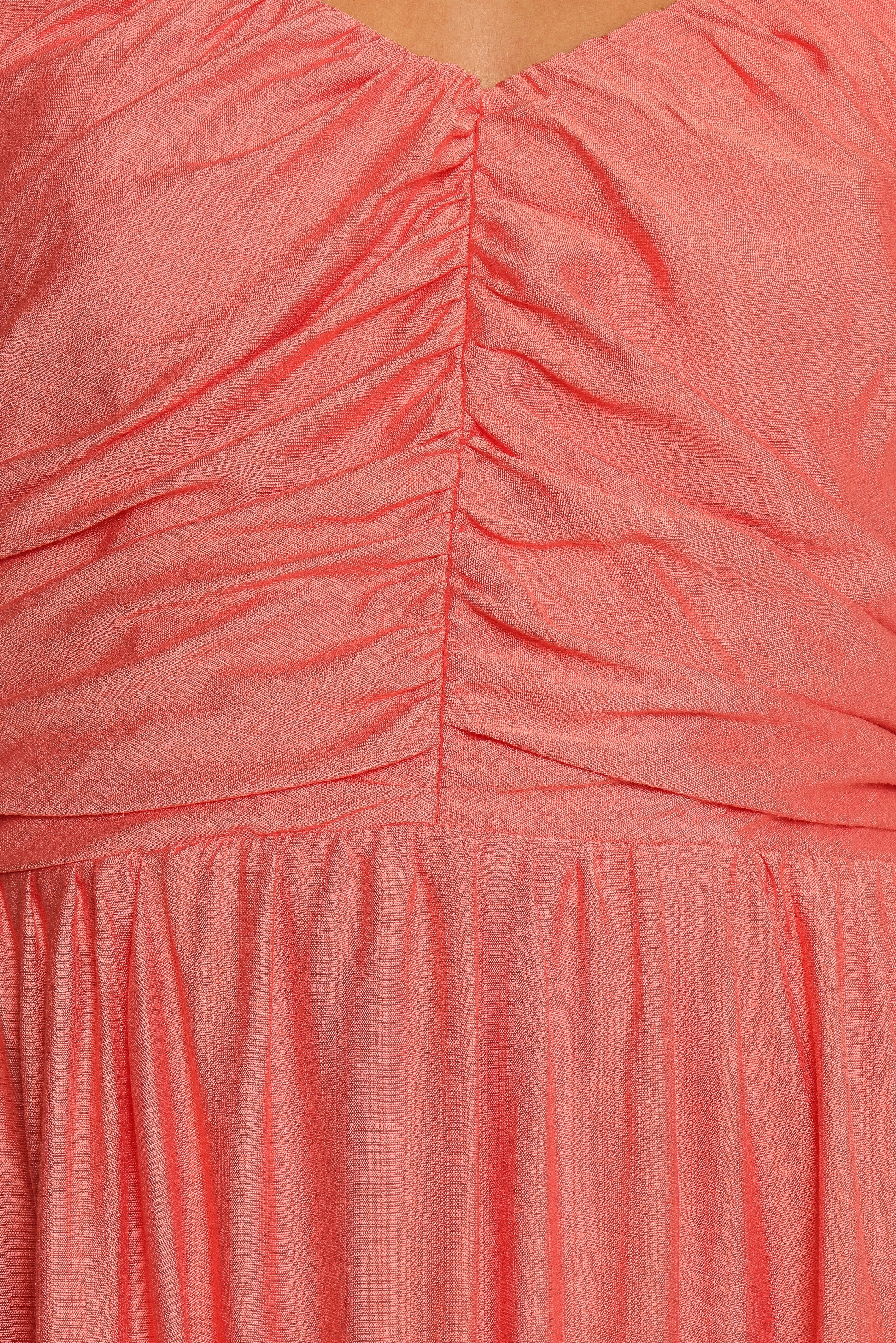 Valeen Midi Dress - Coral sold by Petal & Pup product image thumbnail 5