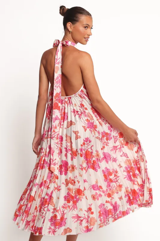 Sirmione Maxi Dress - Pink Floral sold by Petal & Pup