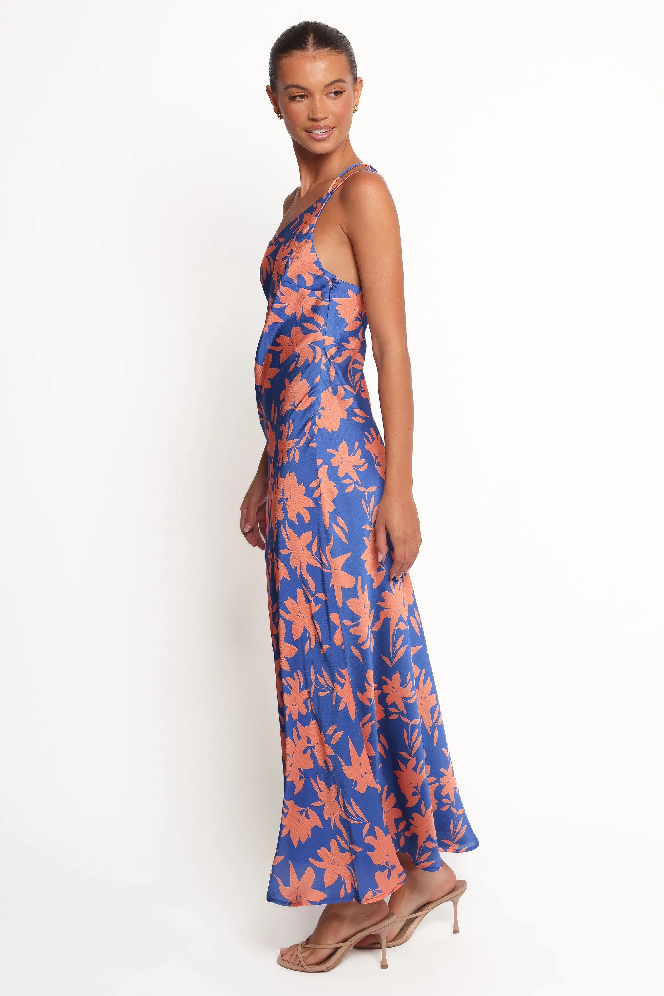 Bottie Maxi Dress - Blue/Orange Floral sold by Petal & Pup product image thumbnail 3