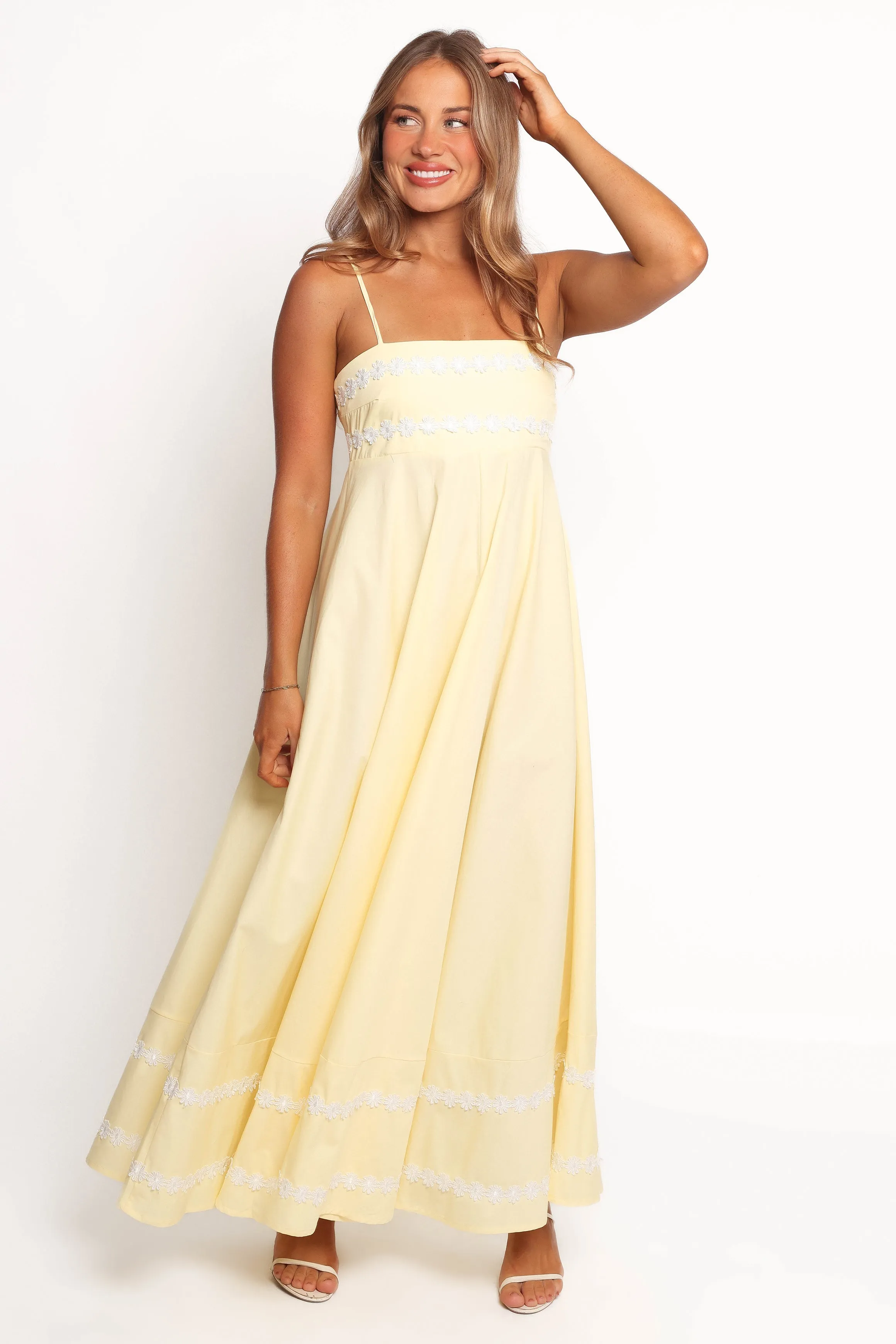 Runa Maxi Dress - Yellow sold by Petal & Pup