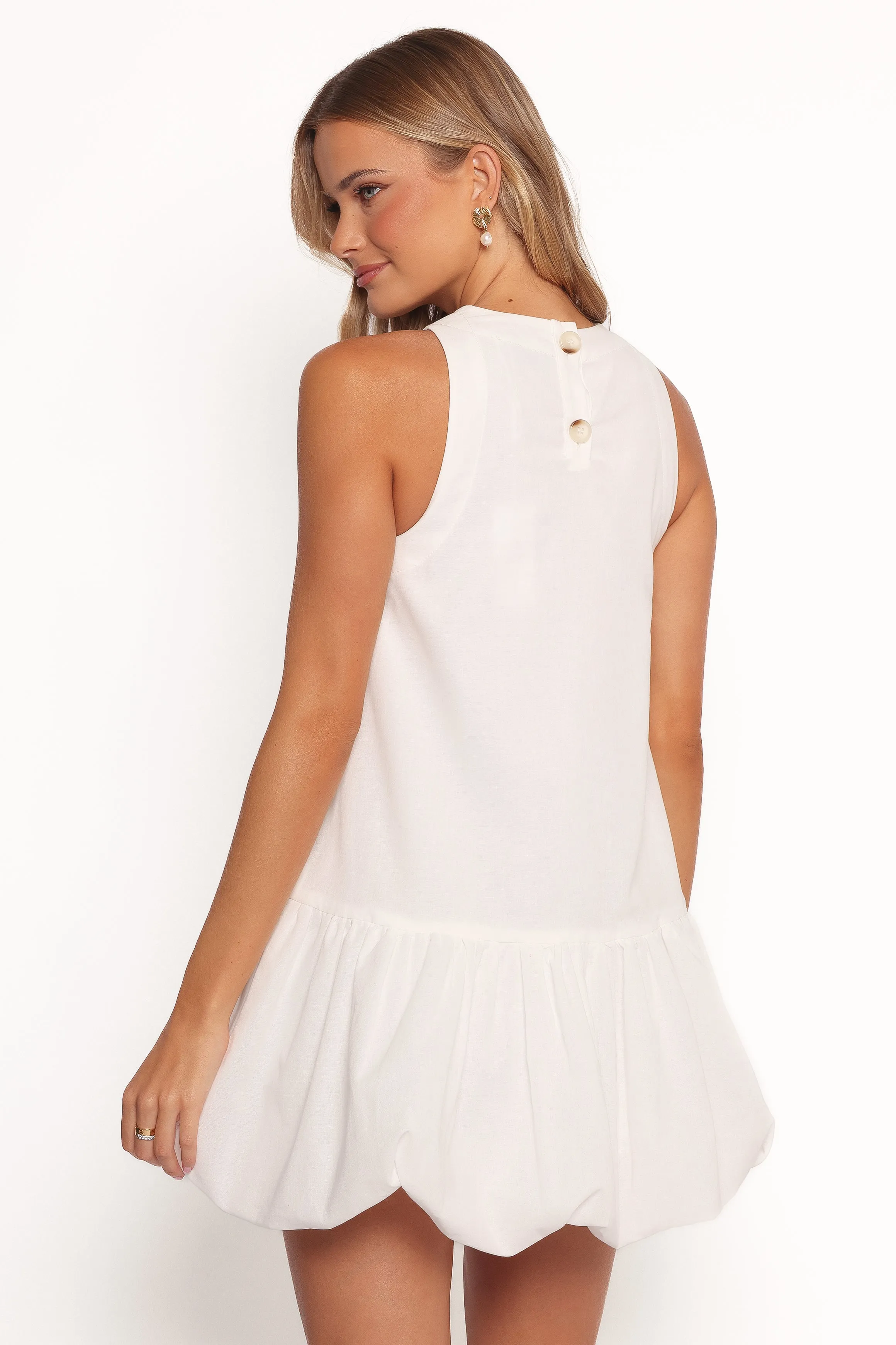 Zurich Mini Dress - White sold by Petal & Pup product image thumbnail 2
