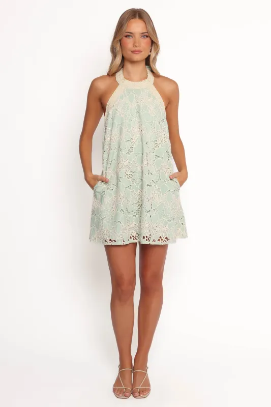 Florella Mini Dress - Mint sold by Petal & Pup