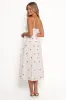 Paloma Maxi Dress - White Red Floral sold by Petal & Pup