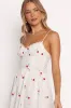 Paloma Maxi Dress - White Red Floral sold by Petal & Pup
