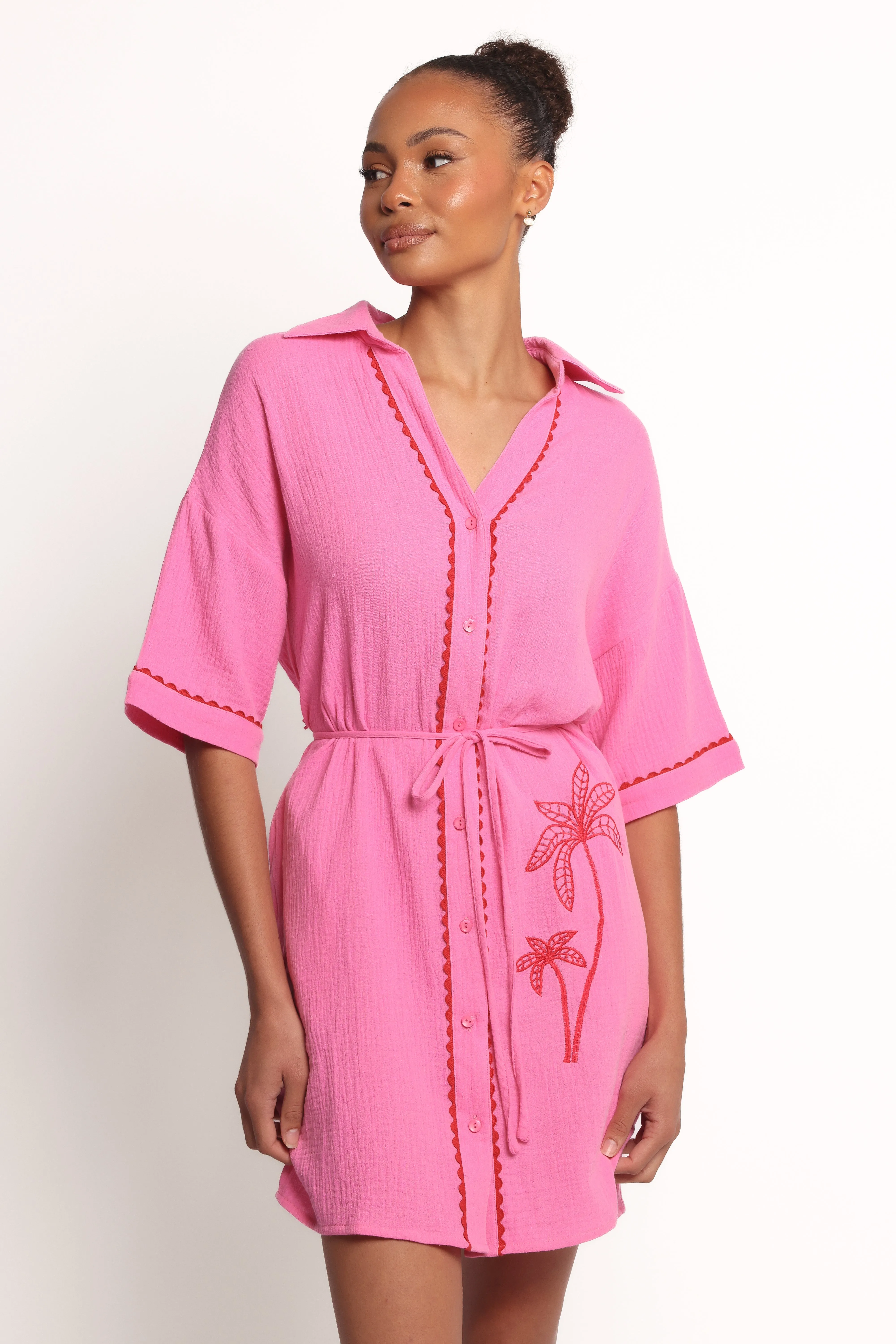 Fabiola Mini Dress - Pink sold by Petal & Pup product image thumbnail 2