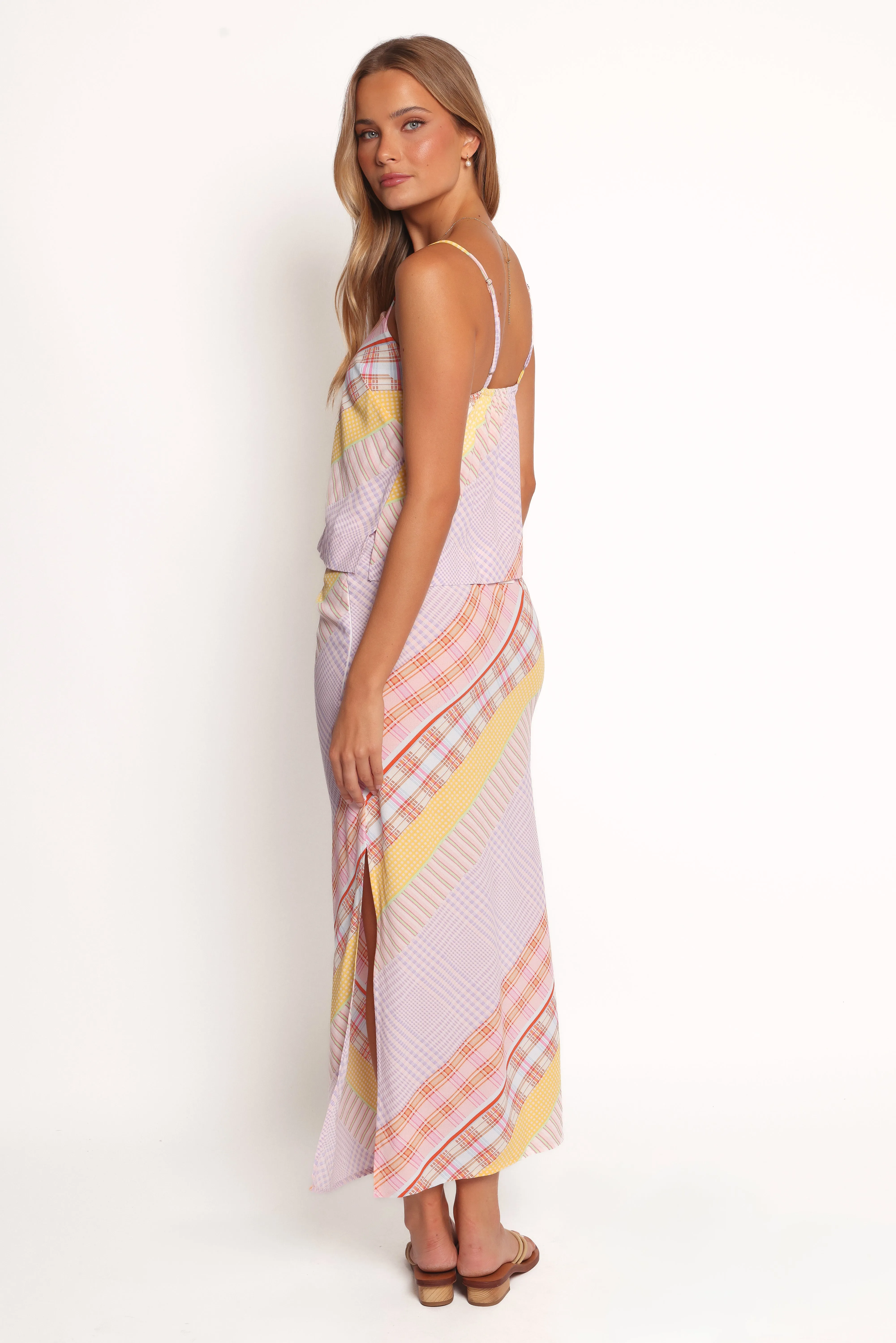 Riven Skirt Set - Pink Plaid sold by Petal & Pup product image thumbnail 2