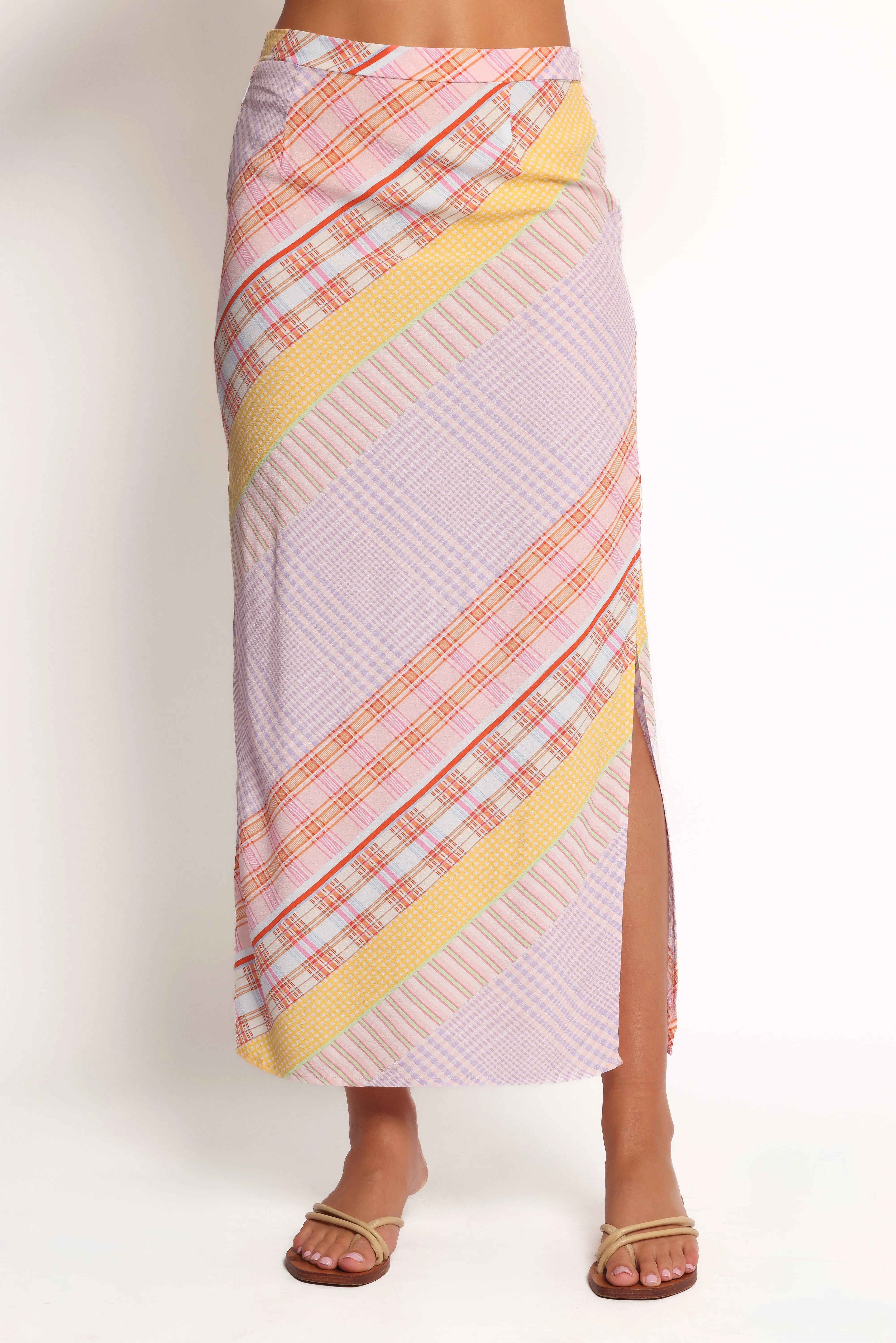 Riven Skirt Set - Pink Plaid sold by Petal & Pup product image thumbnail 5