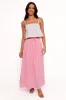 Simone Skirt Set - White Pink sold by Petal & Pup