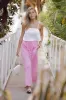 Simone Skirt Set - White Pink sold by Petal & Pup