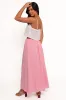 Simone Skirt Set - White Pink sold by Petal & Pup