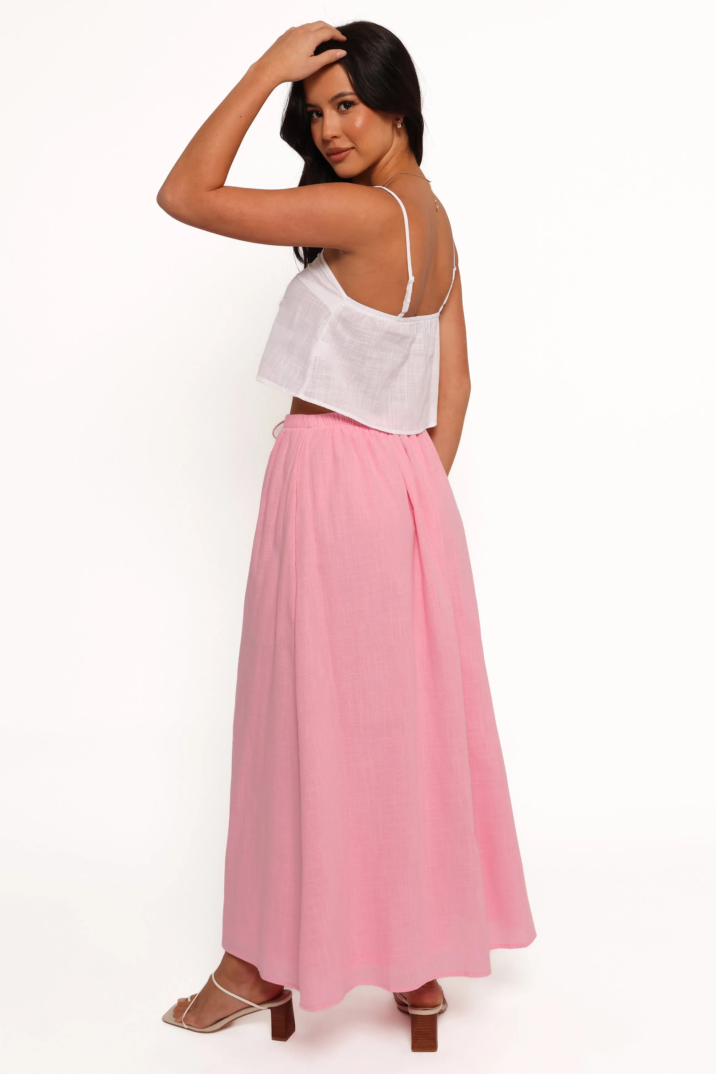 Simone Skirt Set - White Pink sold by Petal & Pup product image thumbnail 5