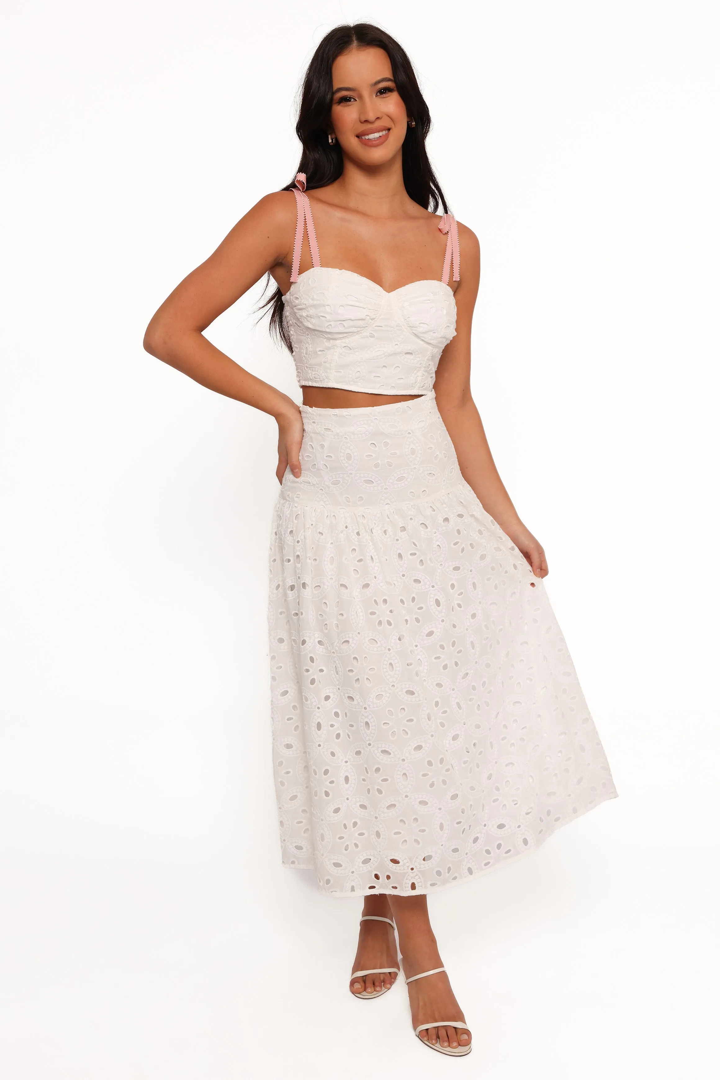 Kara Two Piece Set - White sold by Petal & Pup product image thumbnail 3