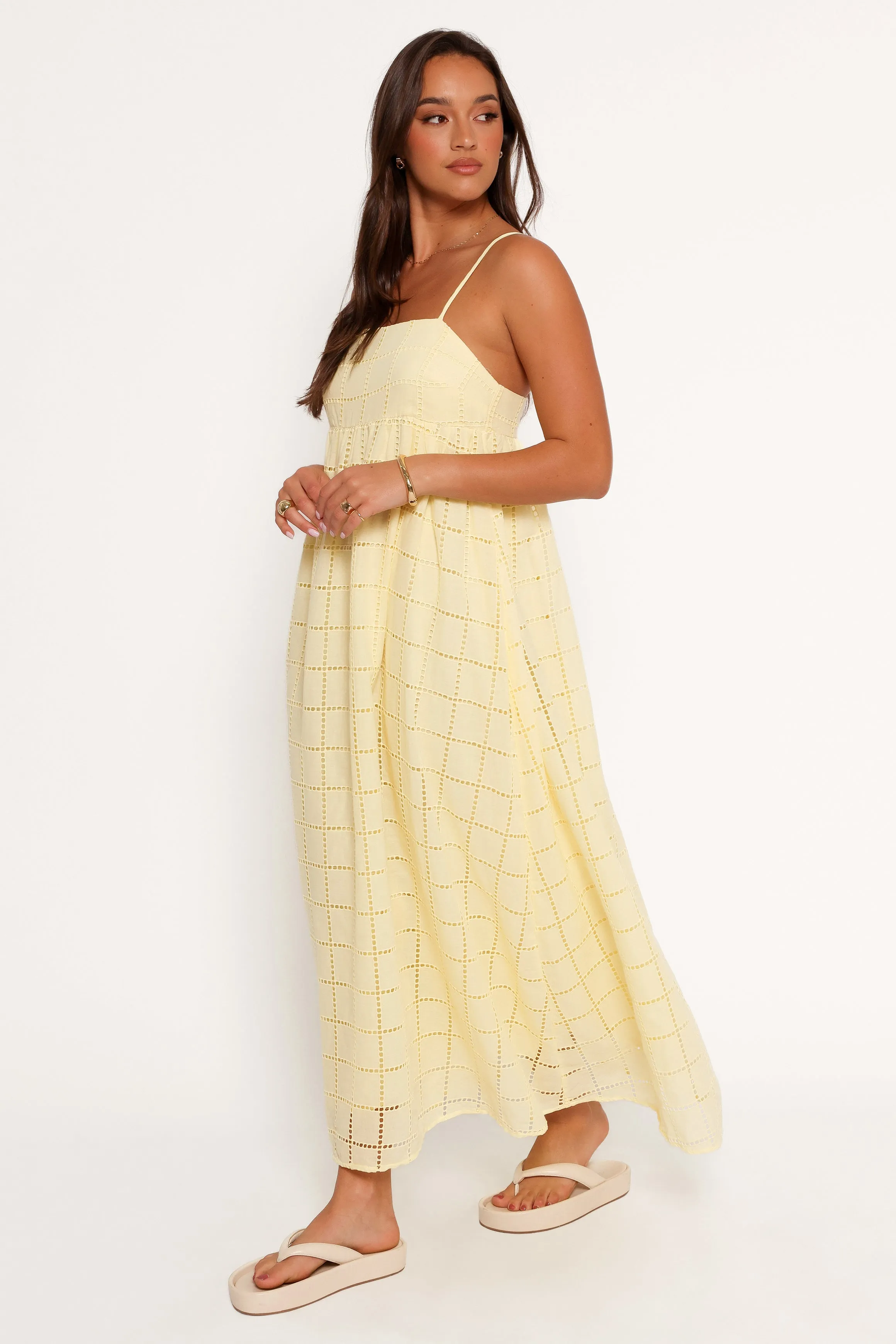 Alyah Maxi Dress - Butter Yellow sold by Petal & Pup product image thumbnail 5