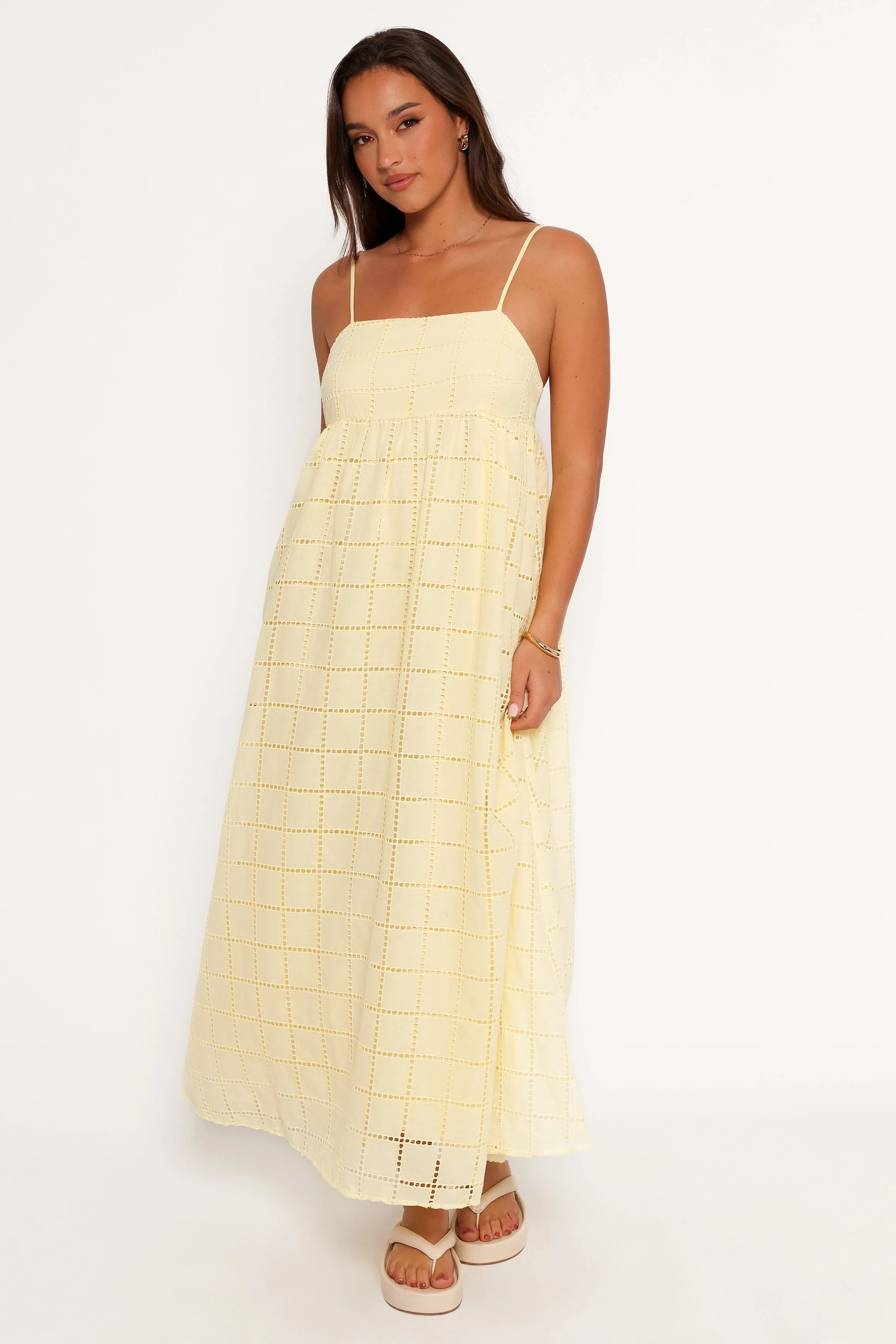 Alyah Maxi Dress - Butter Yellow sold by Petal & Pup product image thumbnail 3
