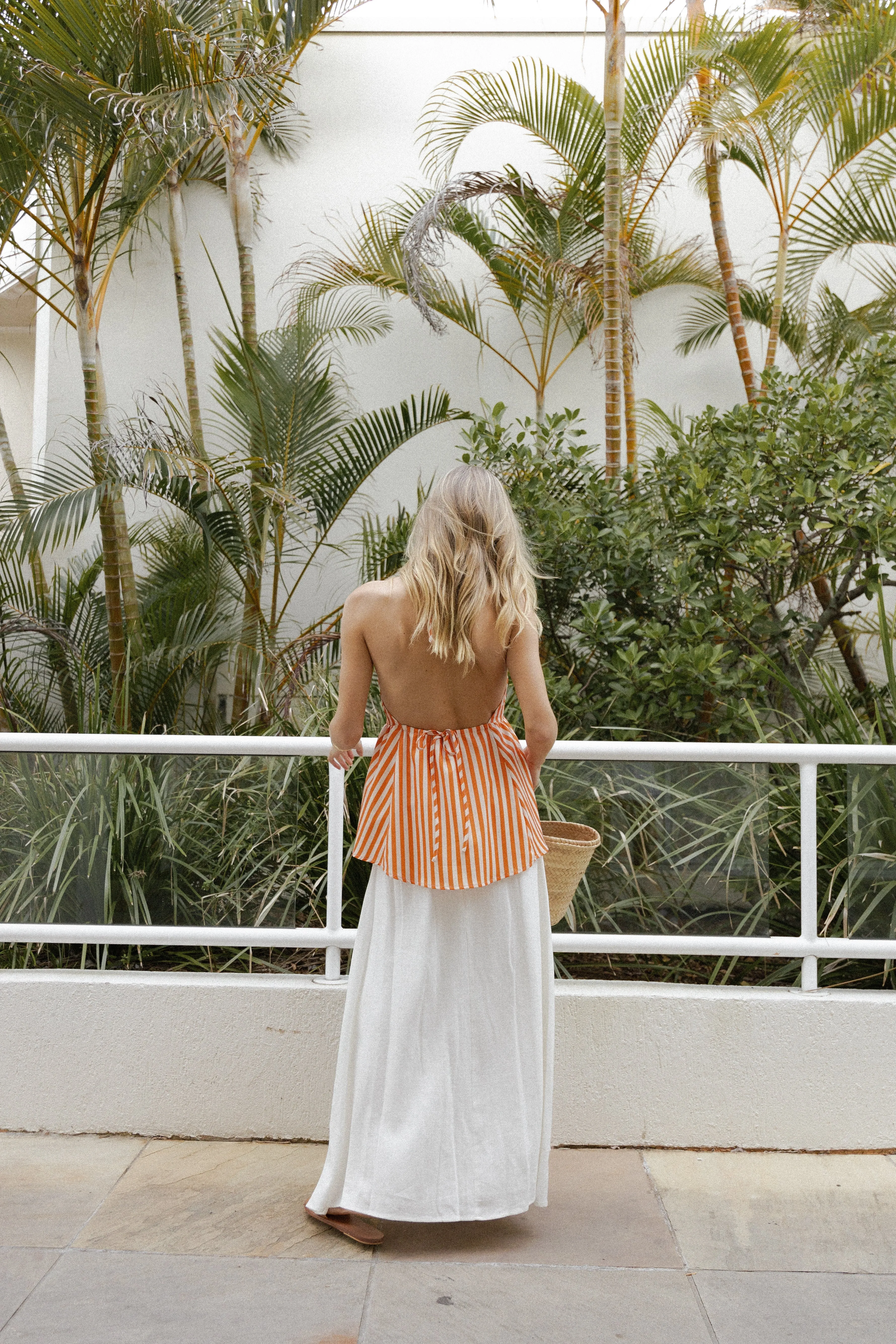 Stevie Maxi Skirt - White sold by Petal & Pup